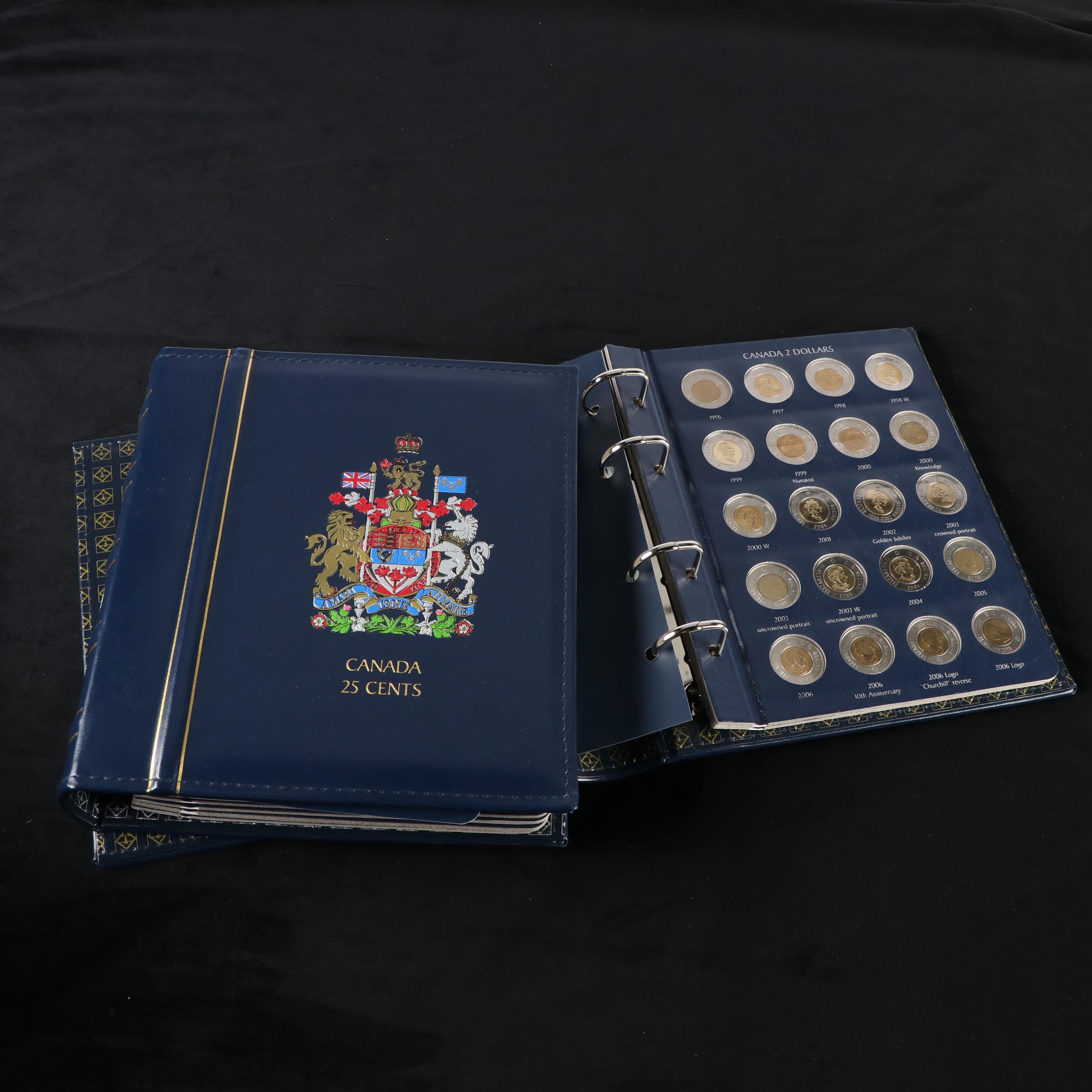 Two Binders of Canadian Coins EBTH