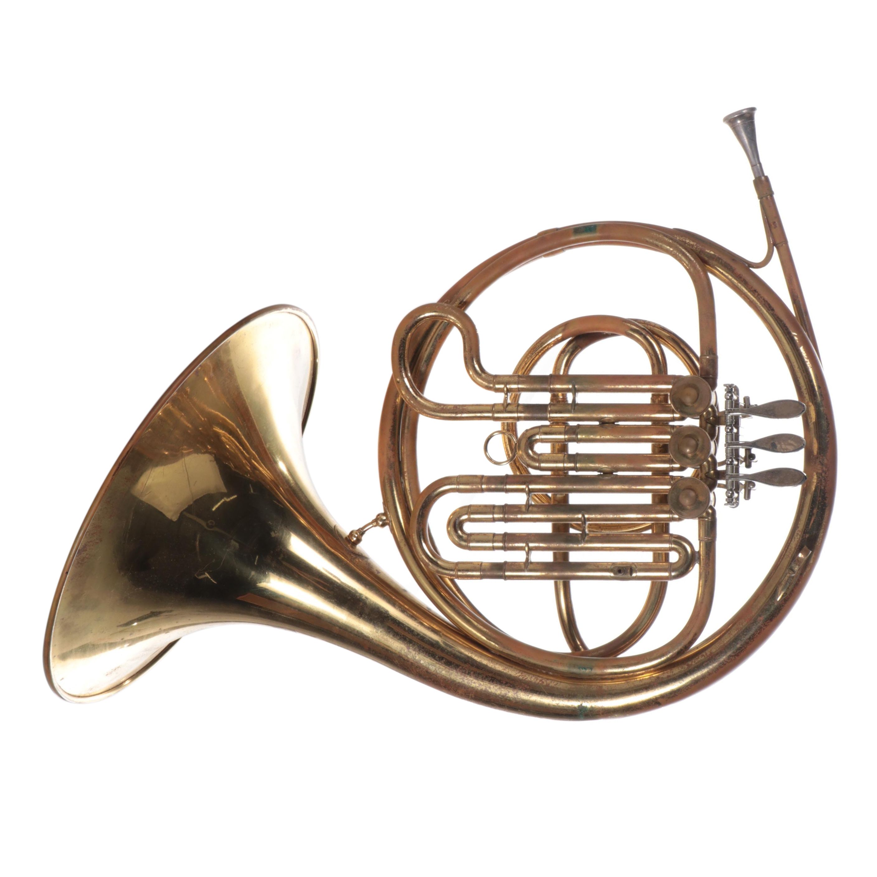 Rampone Brass Eb Alto Horn with Case, Mid20th Century EBTH