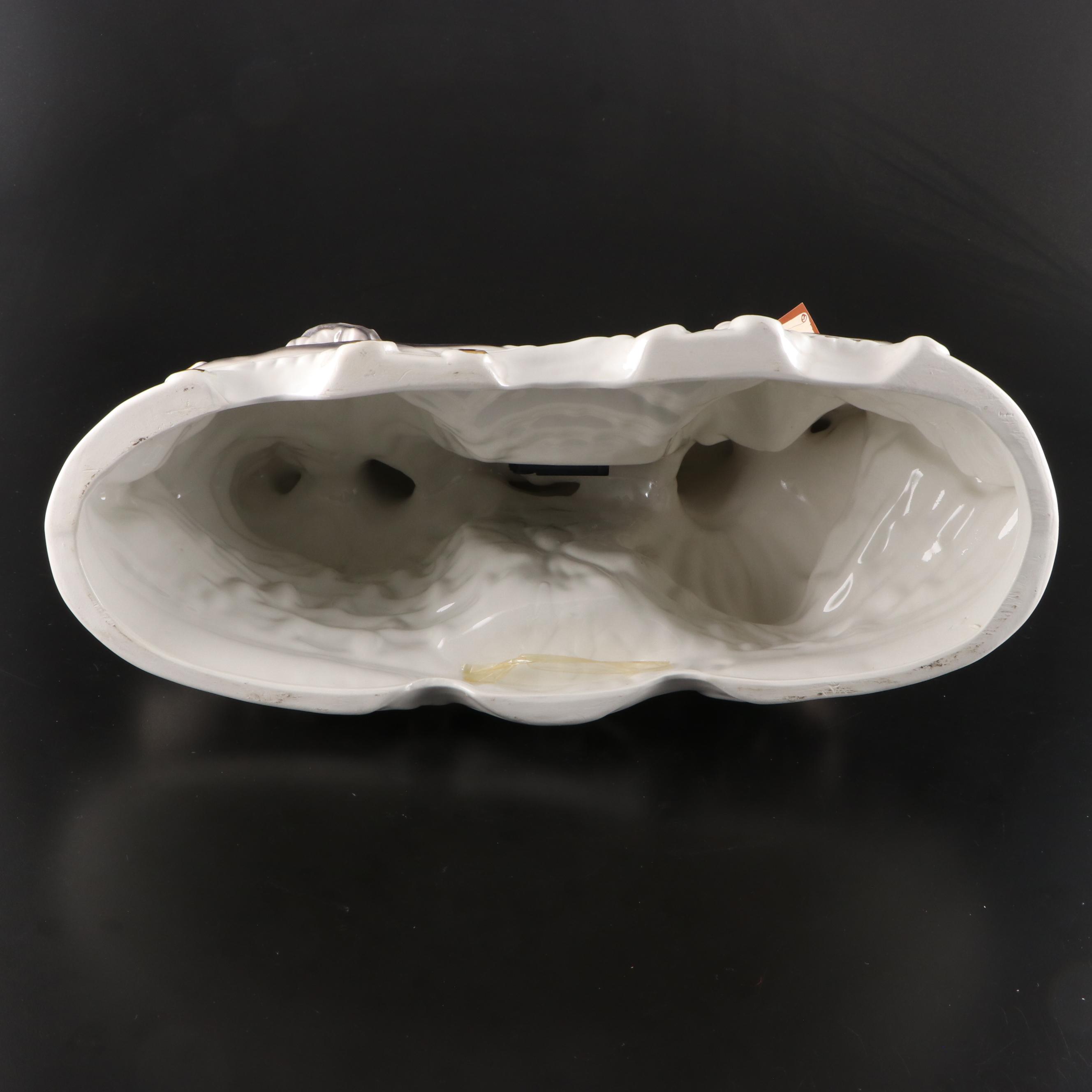 Capodimonte Figurial Mantel Clock