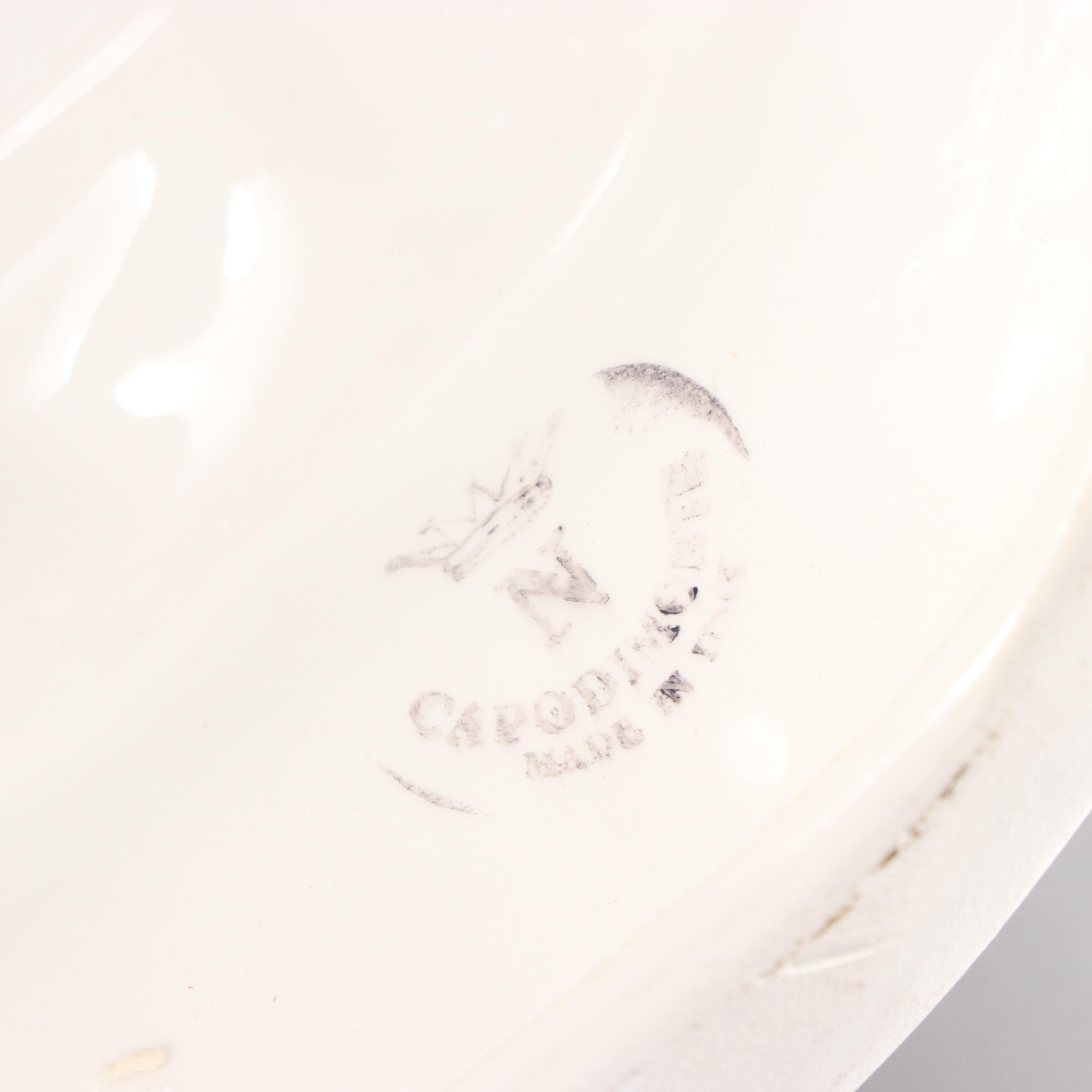 Capodimonte Figurial Mantel Clock