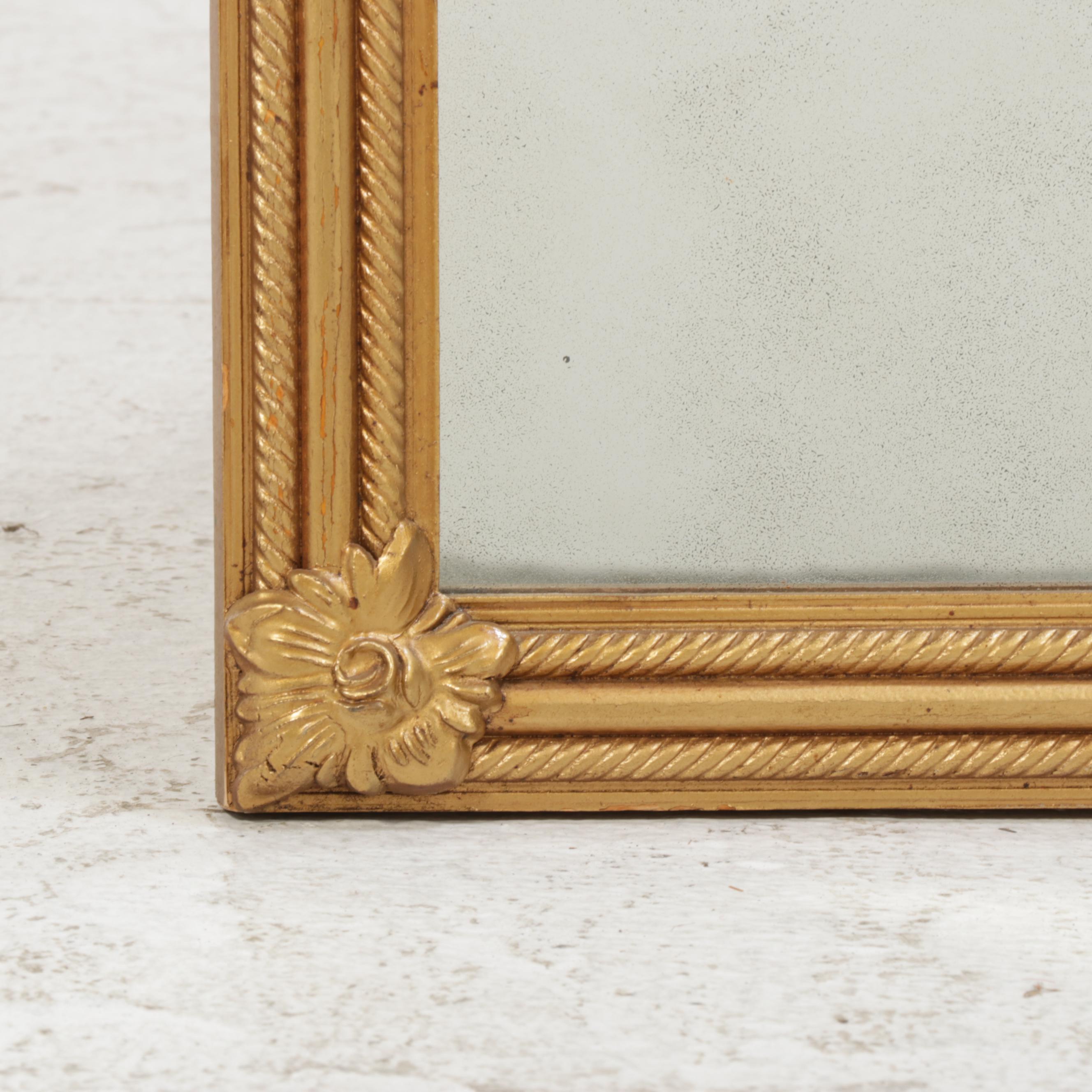 Louis XVI Style Giltwood and Composition Mirror, 20th Century