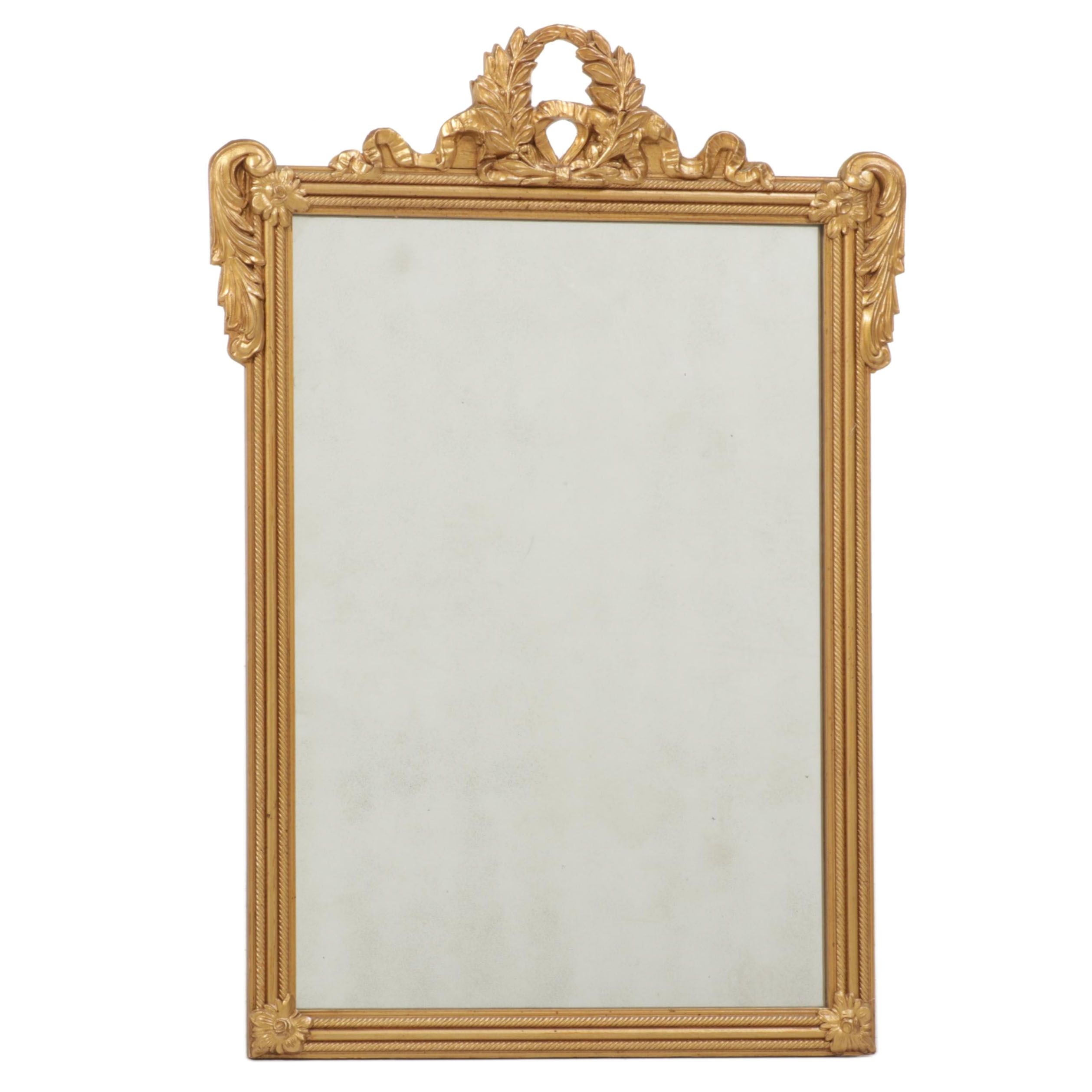 Louis XVI Style Giltwood and Composition Mirror, 20th Century