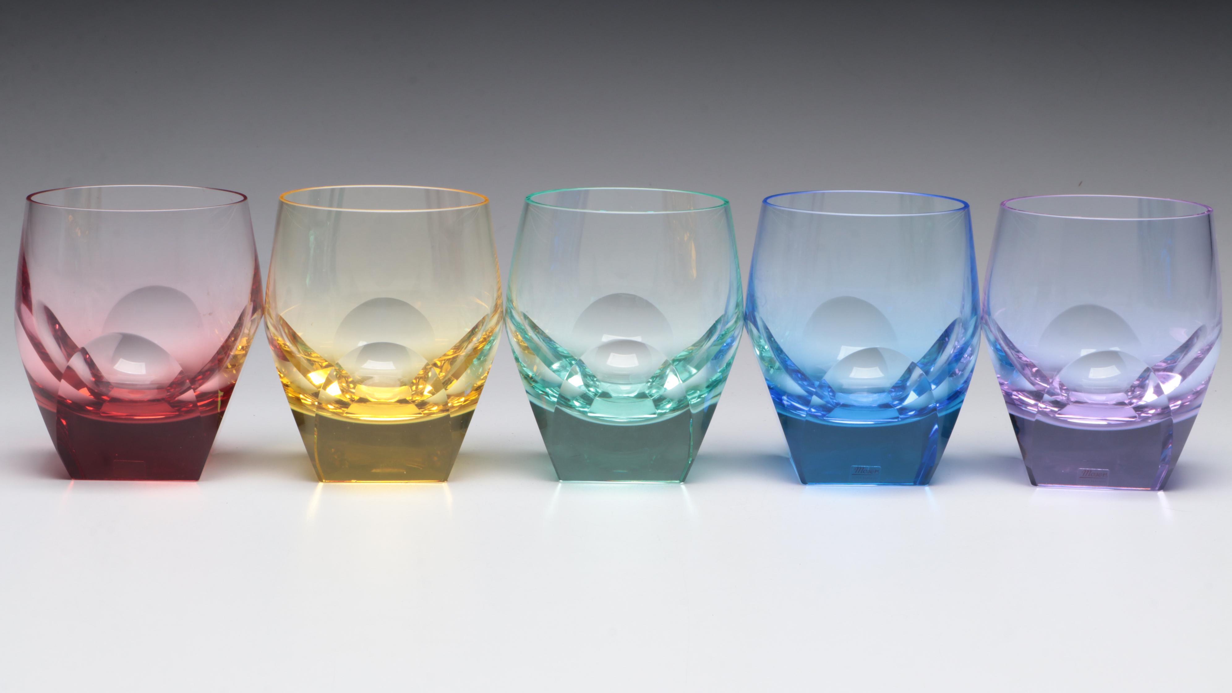 Moser Crystal "Bar Highball" Cocktail Glasses EBTH