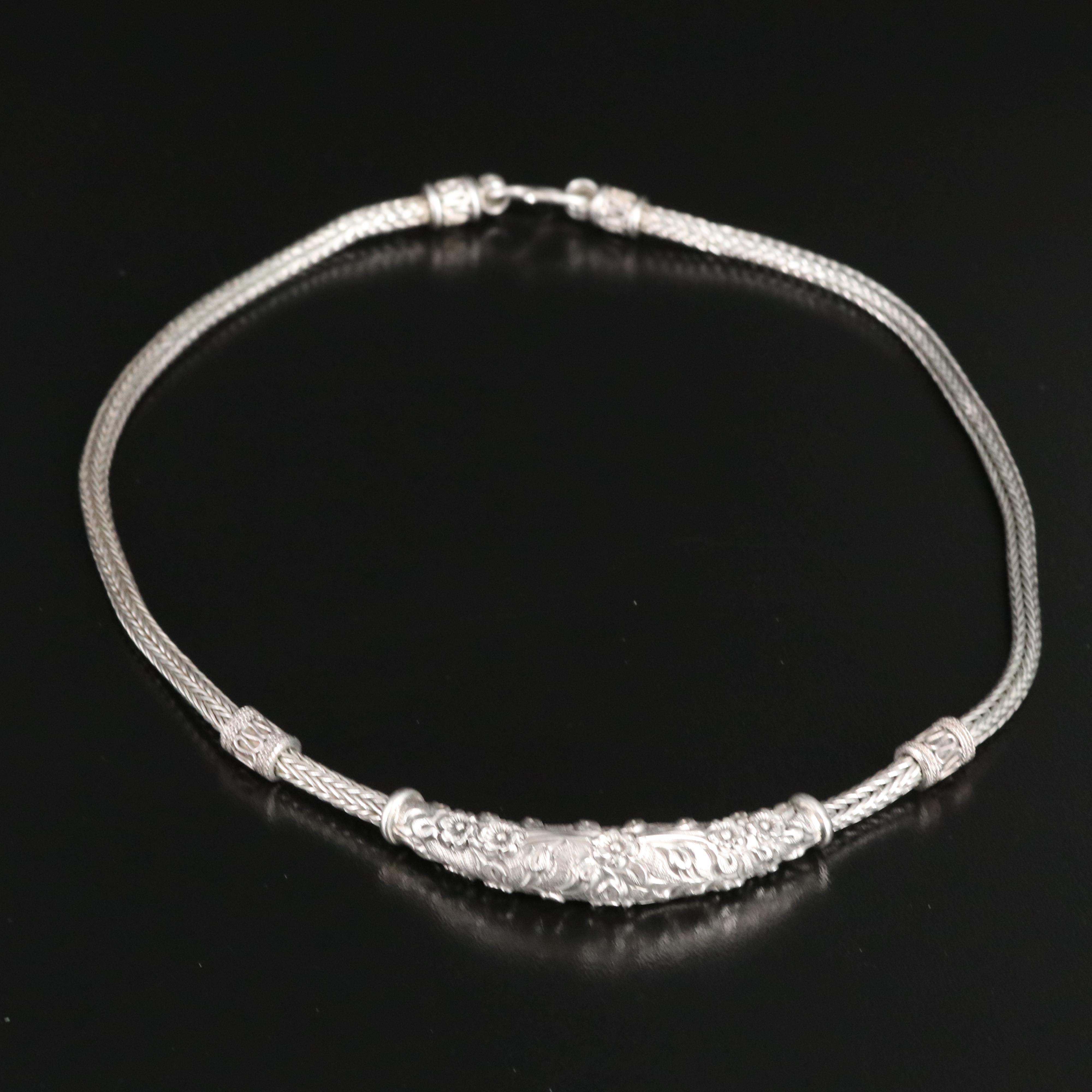 Sterling Aventurine Turquoise and Enamel Jewelry with Filigree Bracelet