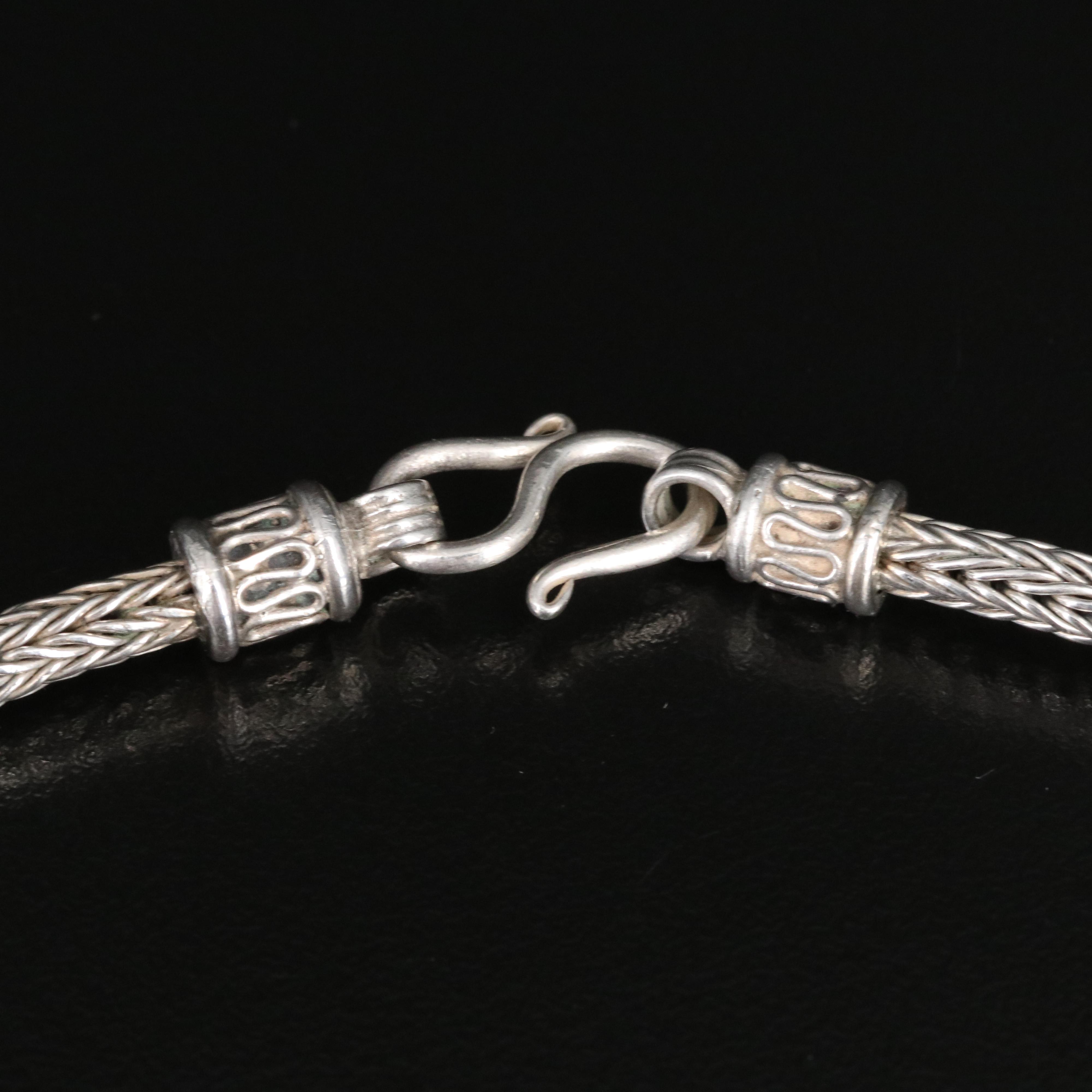 Sterling Aventurine Turquoise and Enamel Jewelry with Filigree Bracelet