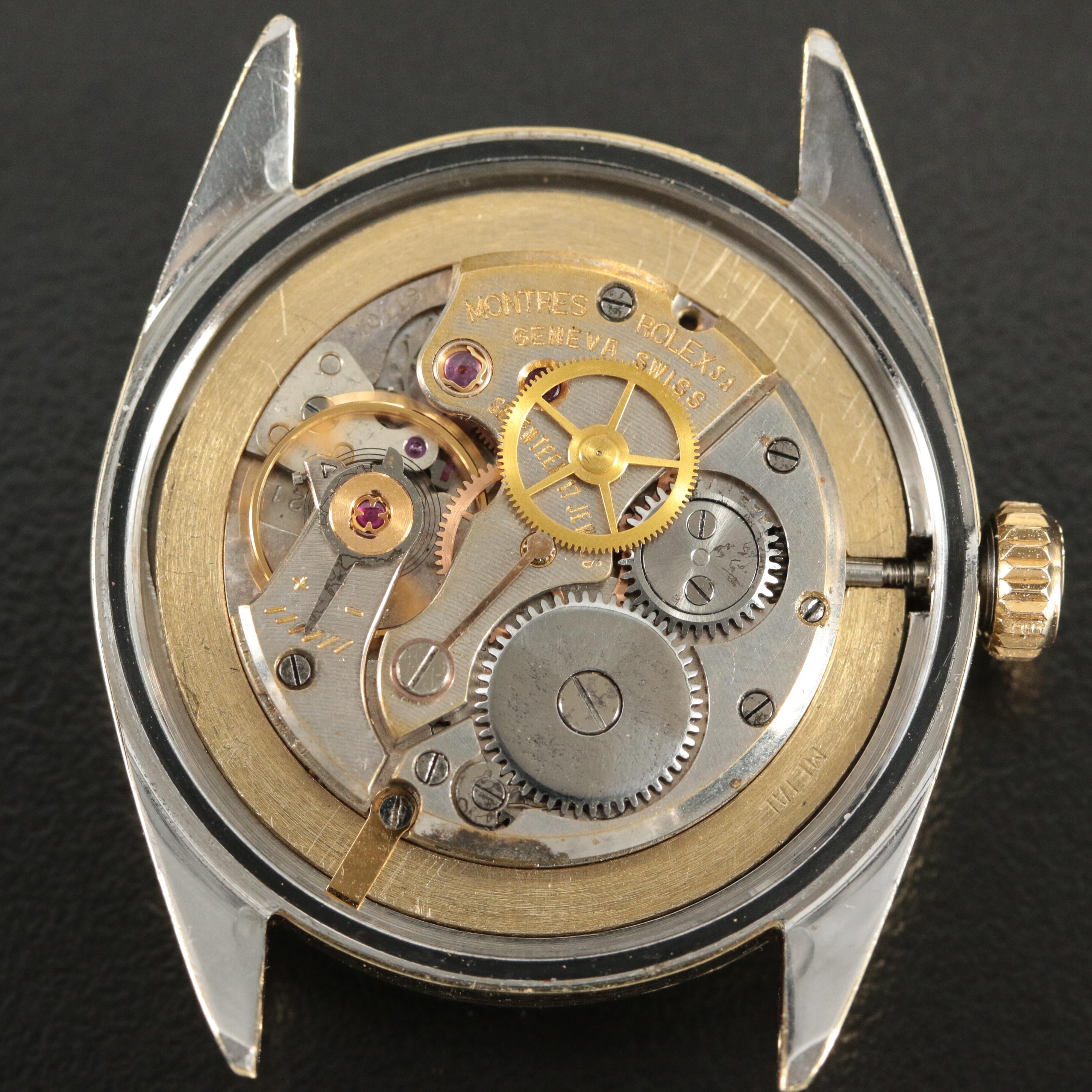 1966 Rolex Oyster Precision Gold Cap Replacement Movement Watch