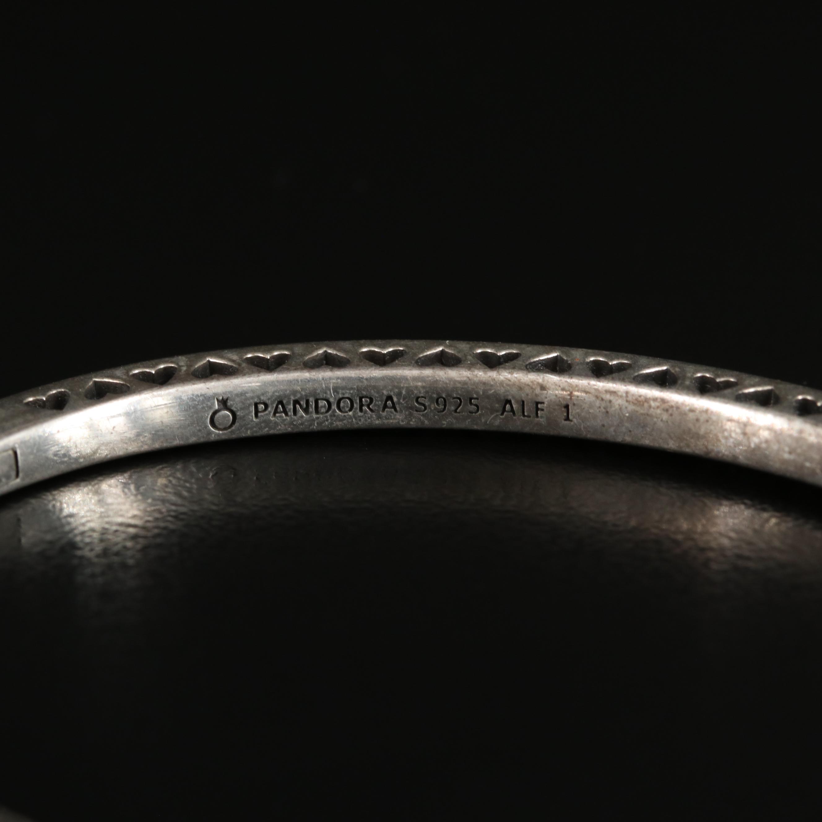 Pandora Locket with Changeable Floating Charms and Bracelet