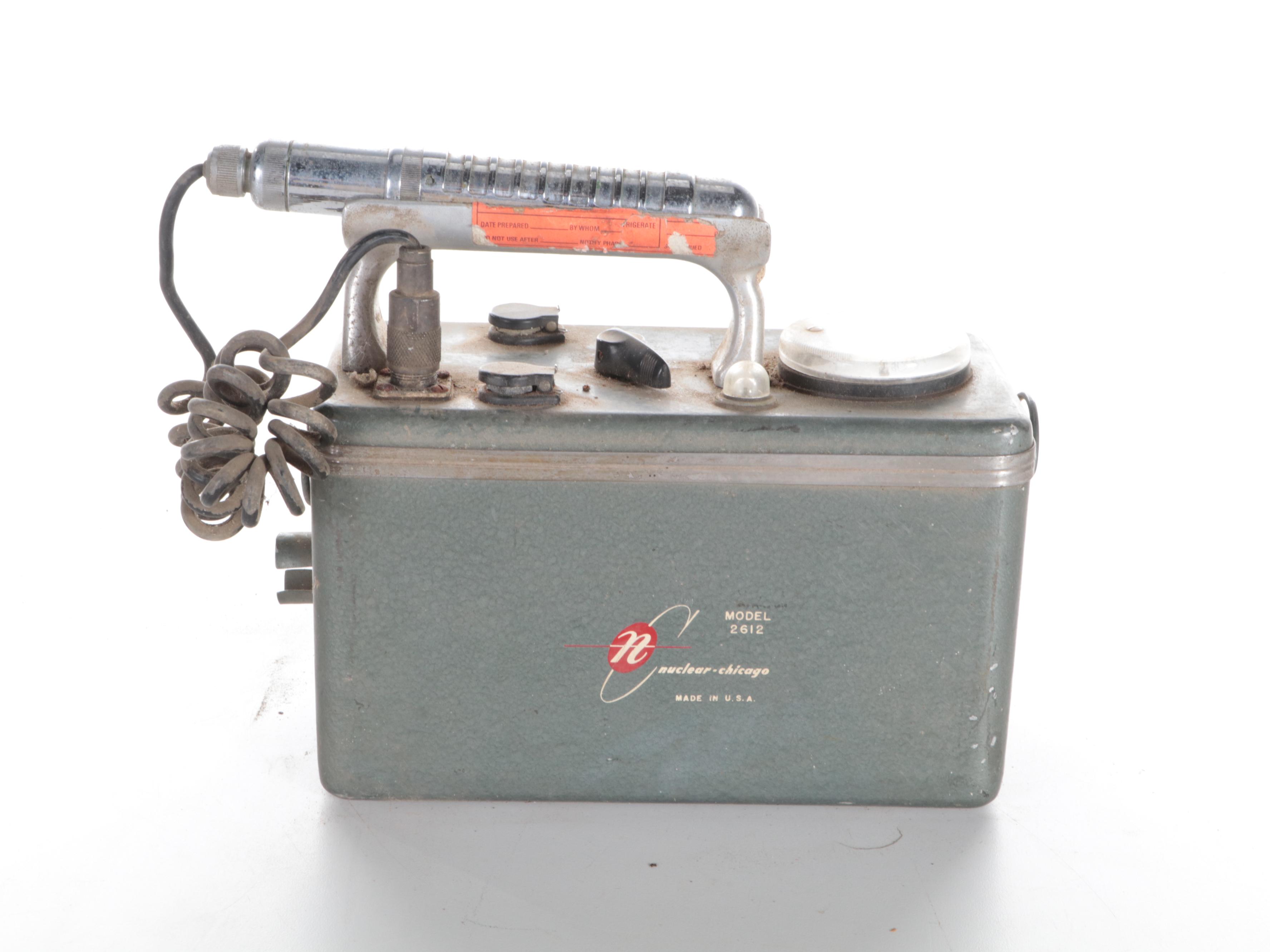 Nuclear Chicago Geiger Counter with Other Equipment, Mid-20th Century