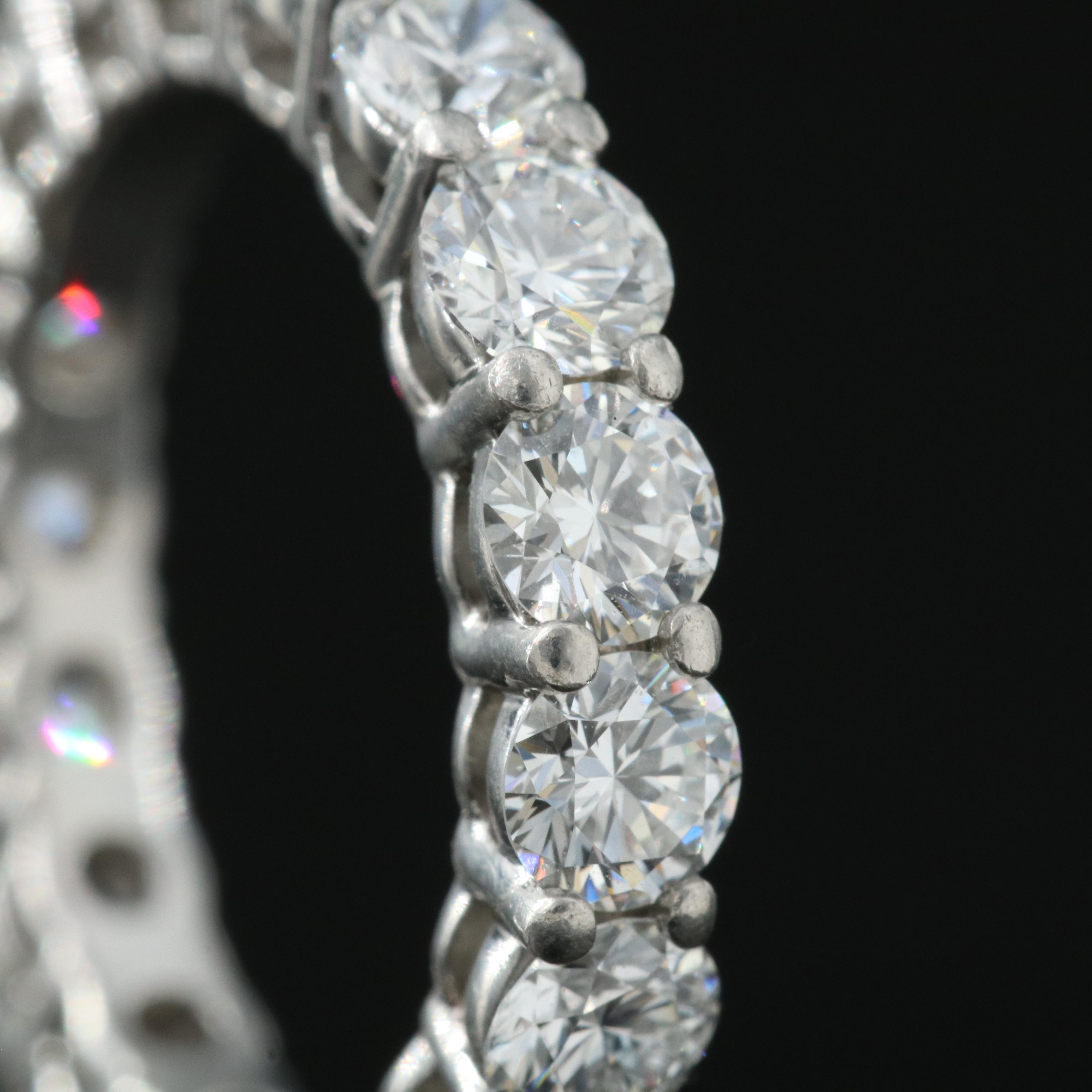 Tiffany & Co. Platinum 2.97 CTW Diamond Eternity Band