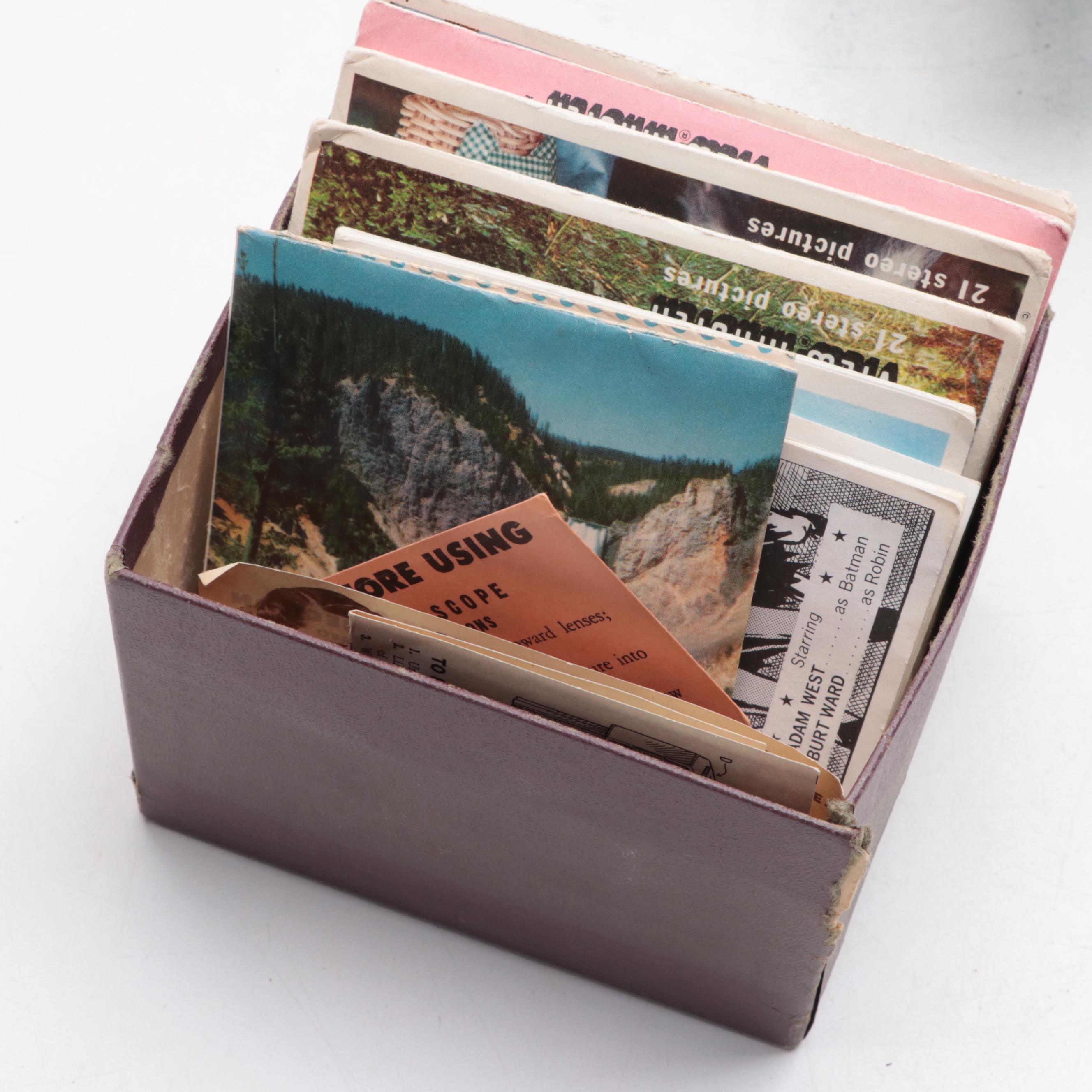 Sawyer Inc. View-Master Junior Projector and View-Masters with Cassettes