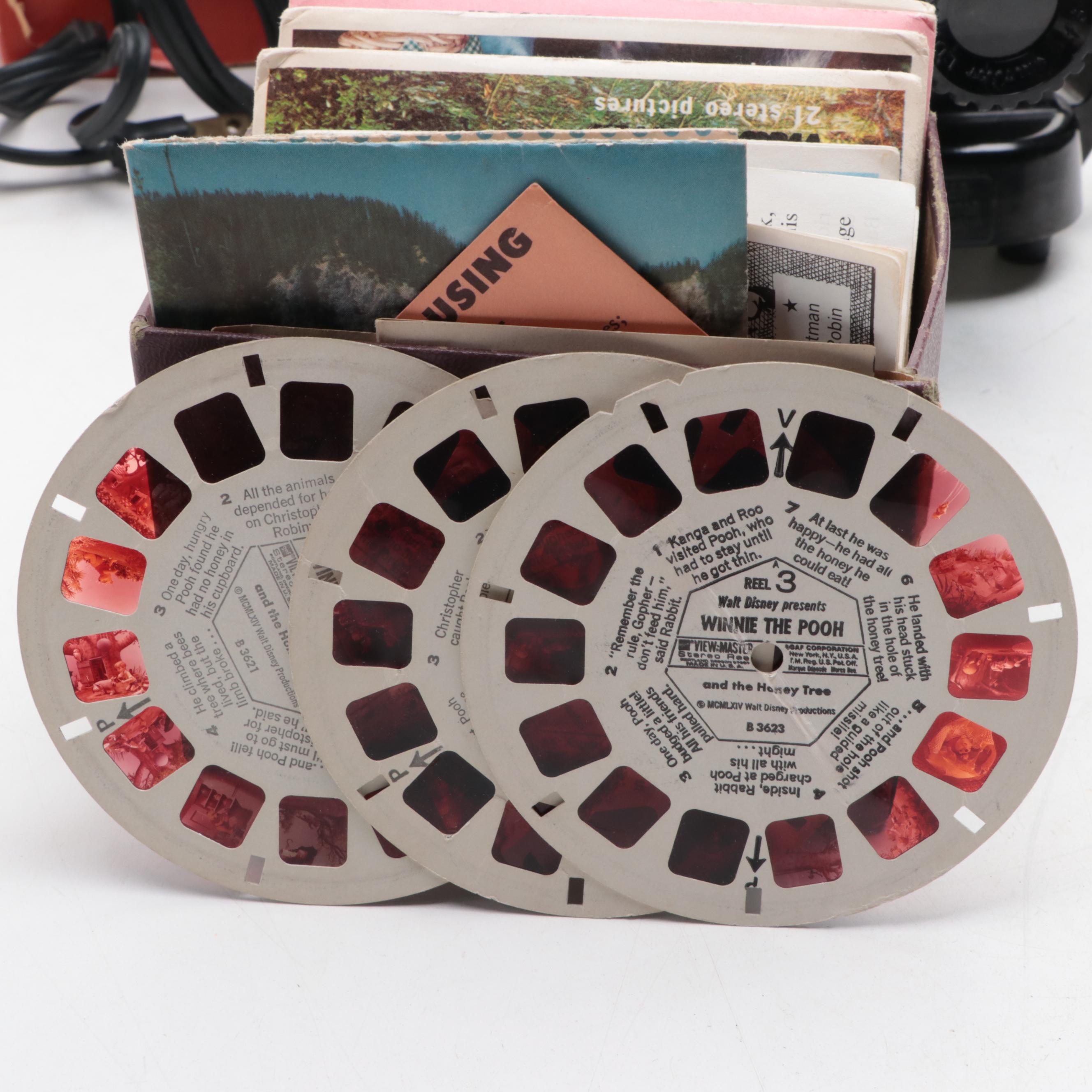 Sawyer Inc. View-Master Junior Projector and View-Masters with Cassettes