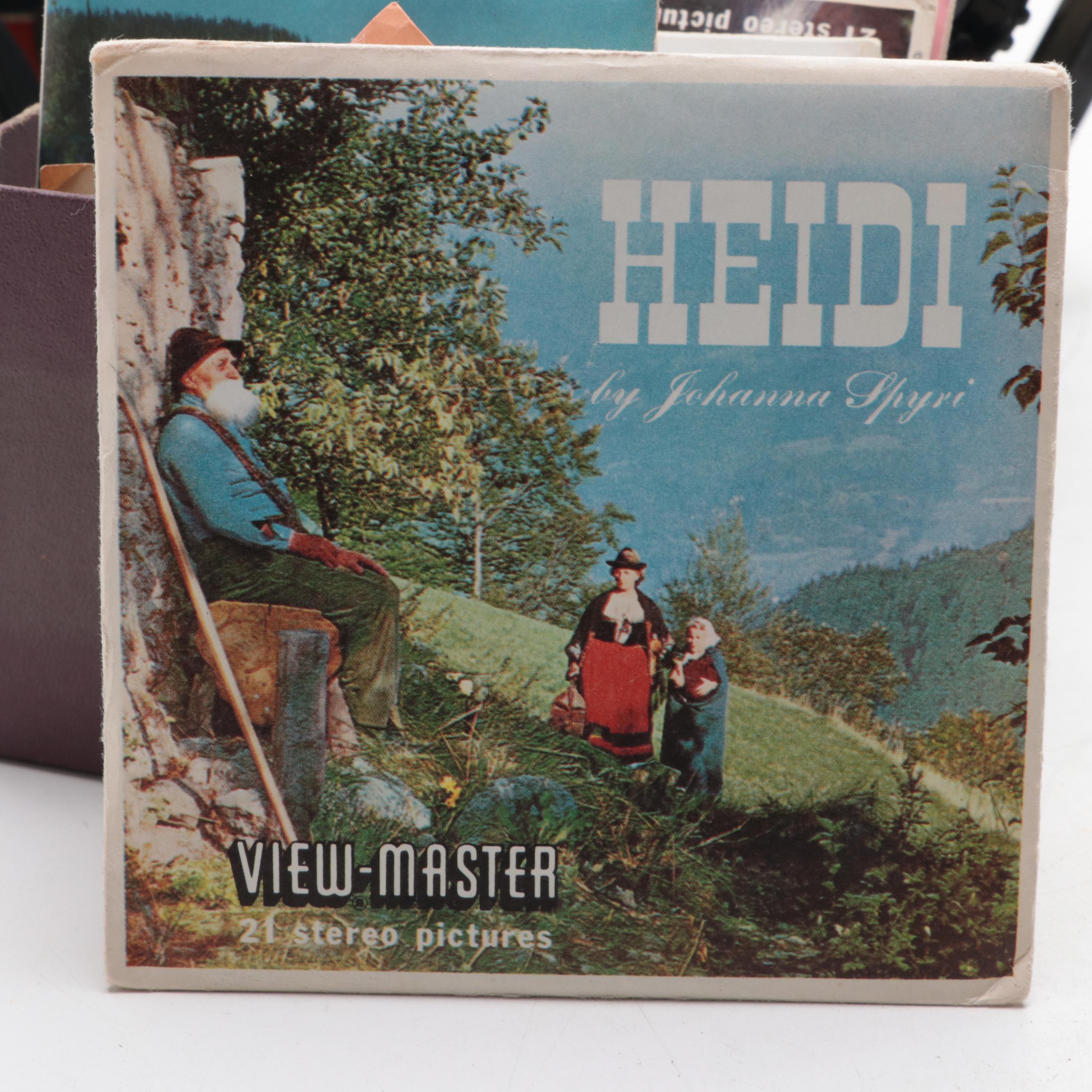 Sawyer Inc. View-Master Junior Projector and View-Masters with Cassettes