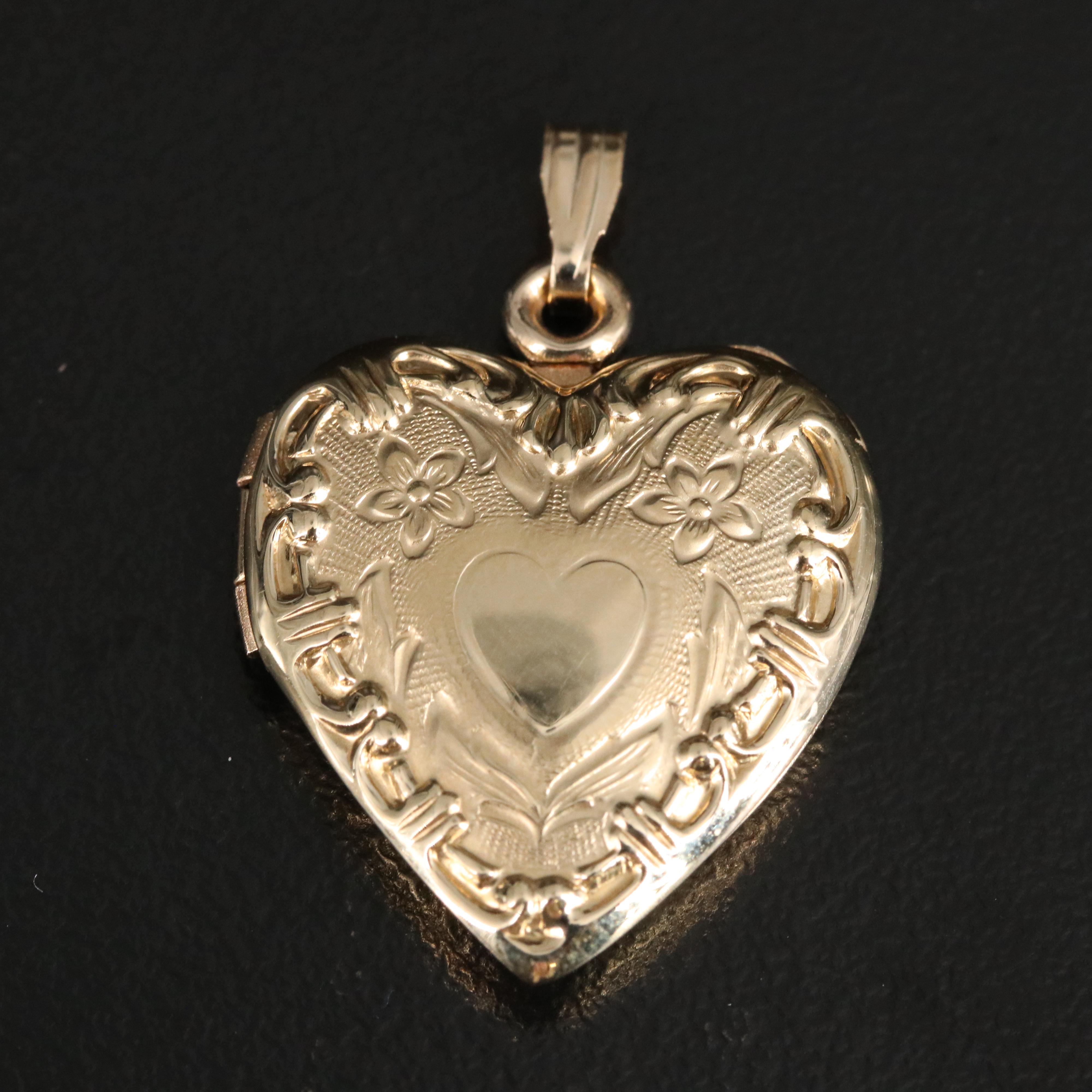 14K Heart Locket