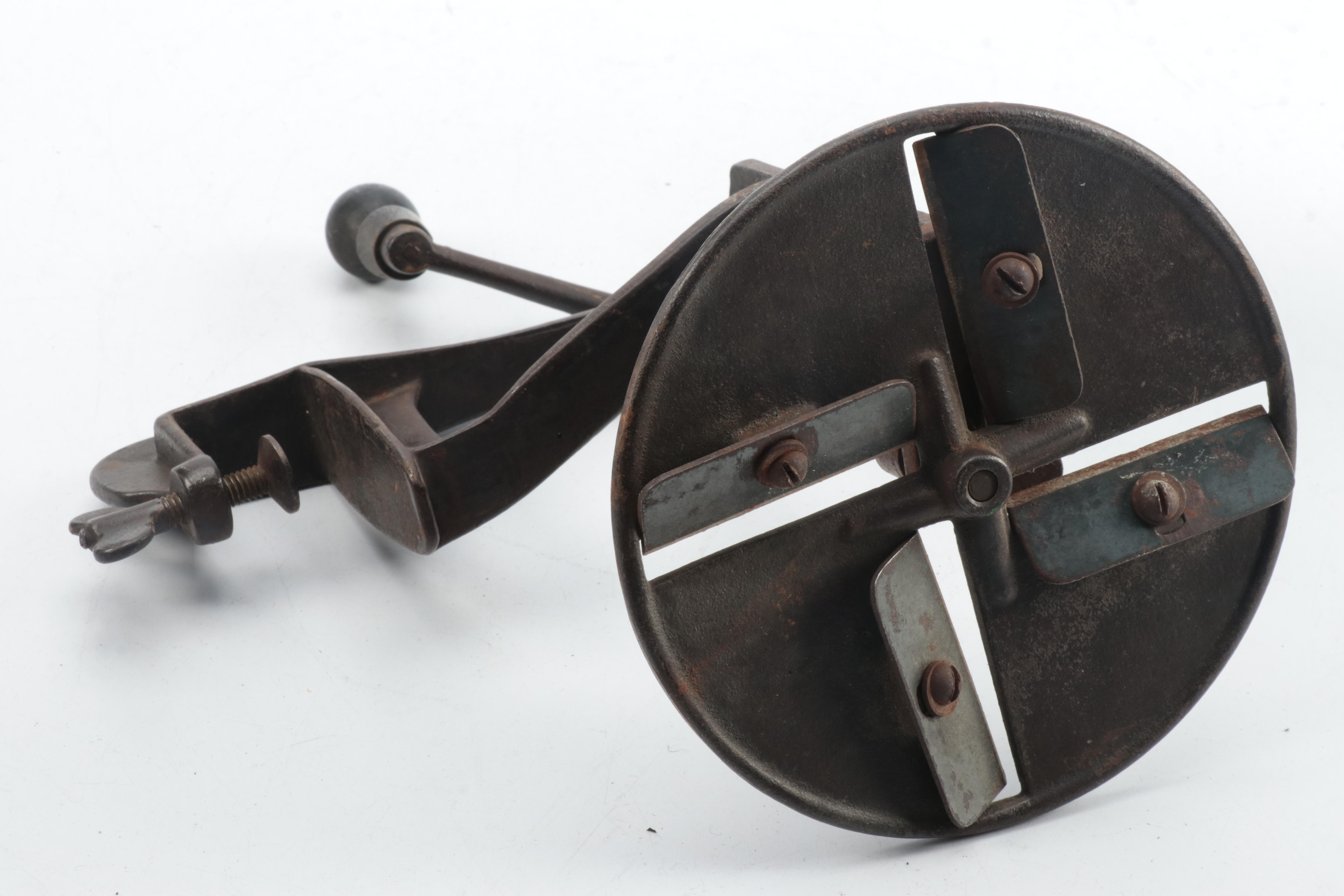 Spong & Co. English Cast Iron with Other Bean Slicers, Early 20th