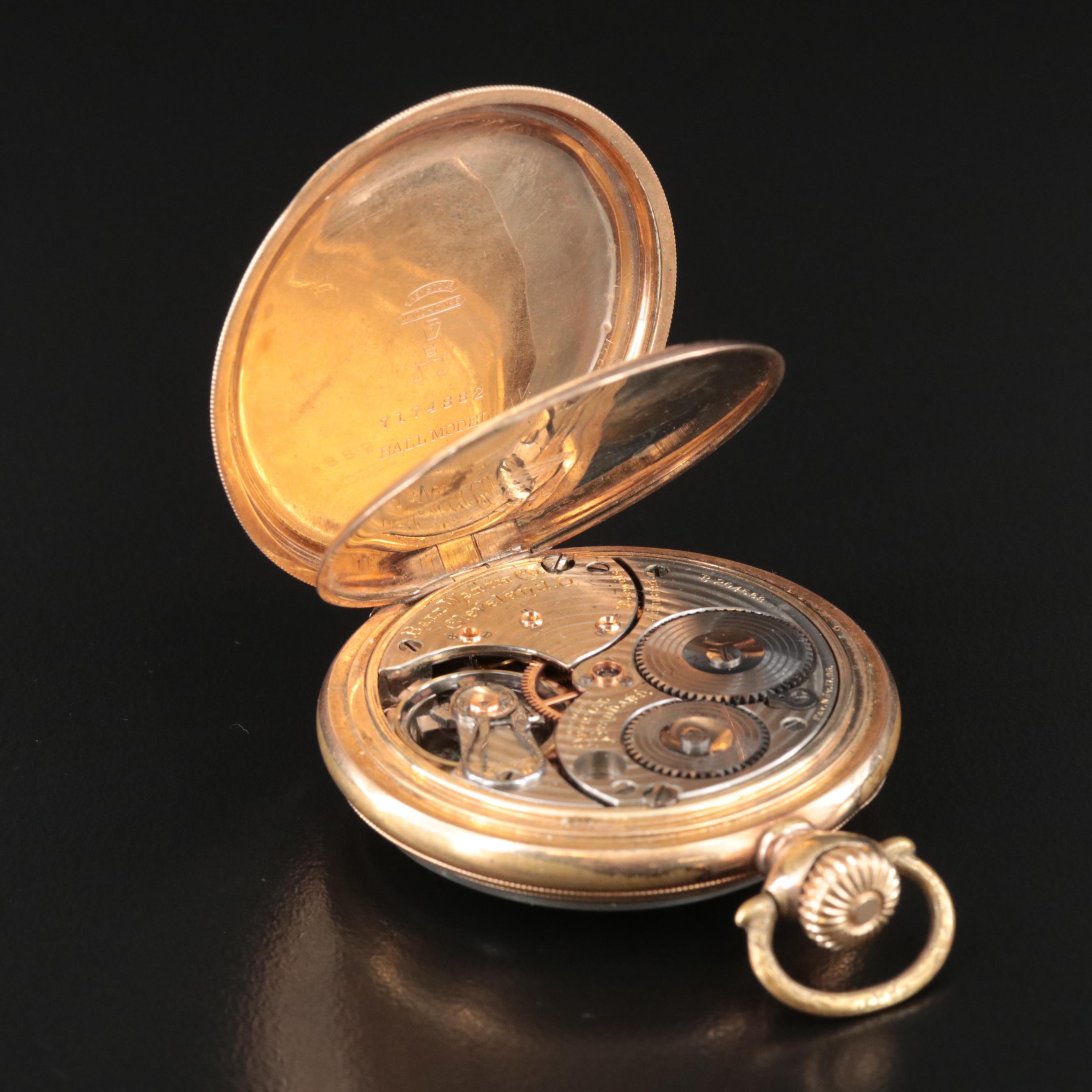 1904 Ball Official Standard Railroad-Grade Pocket Watch