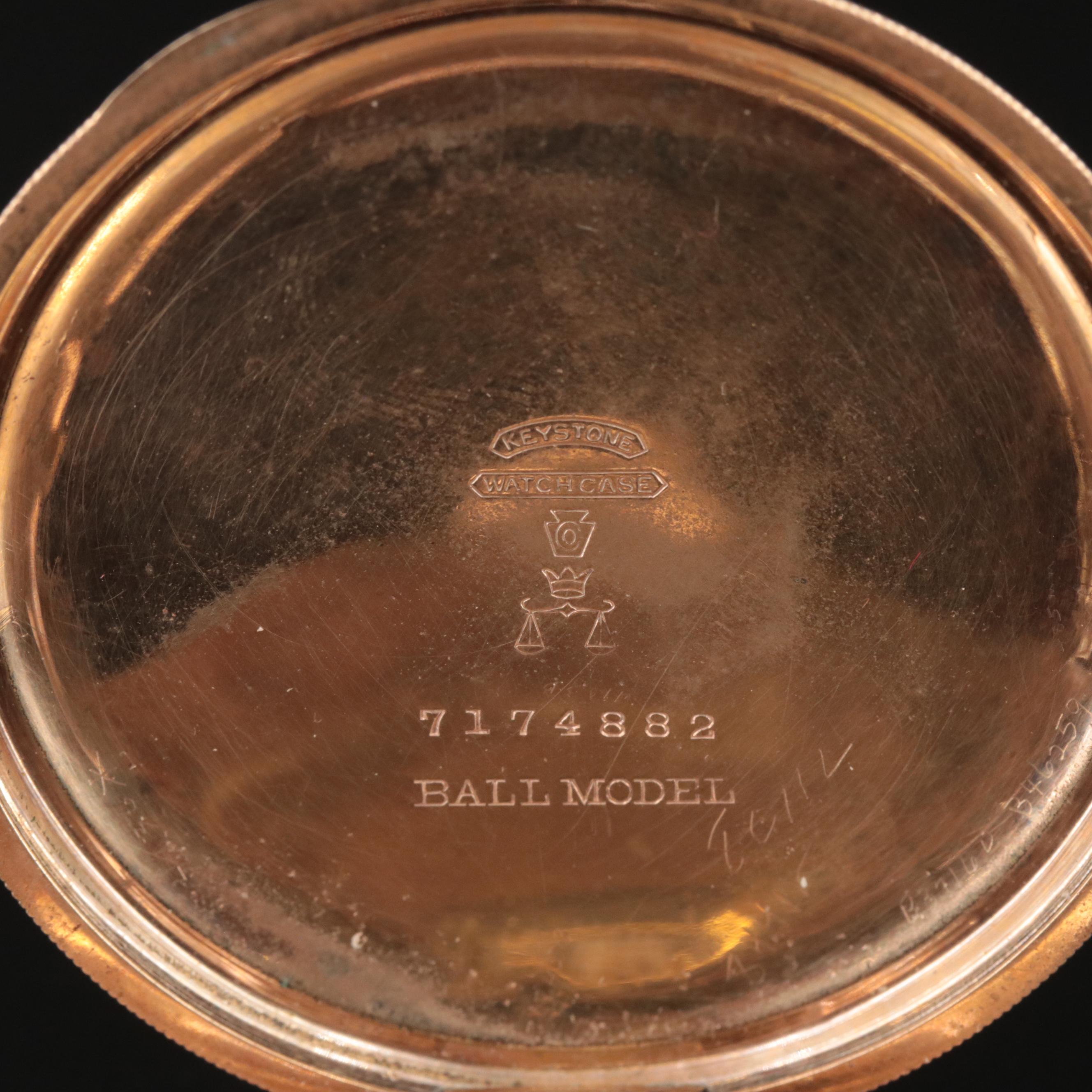 1904 Ball Official Standard Railroad-Grade Pocket Watch