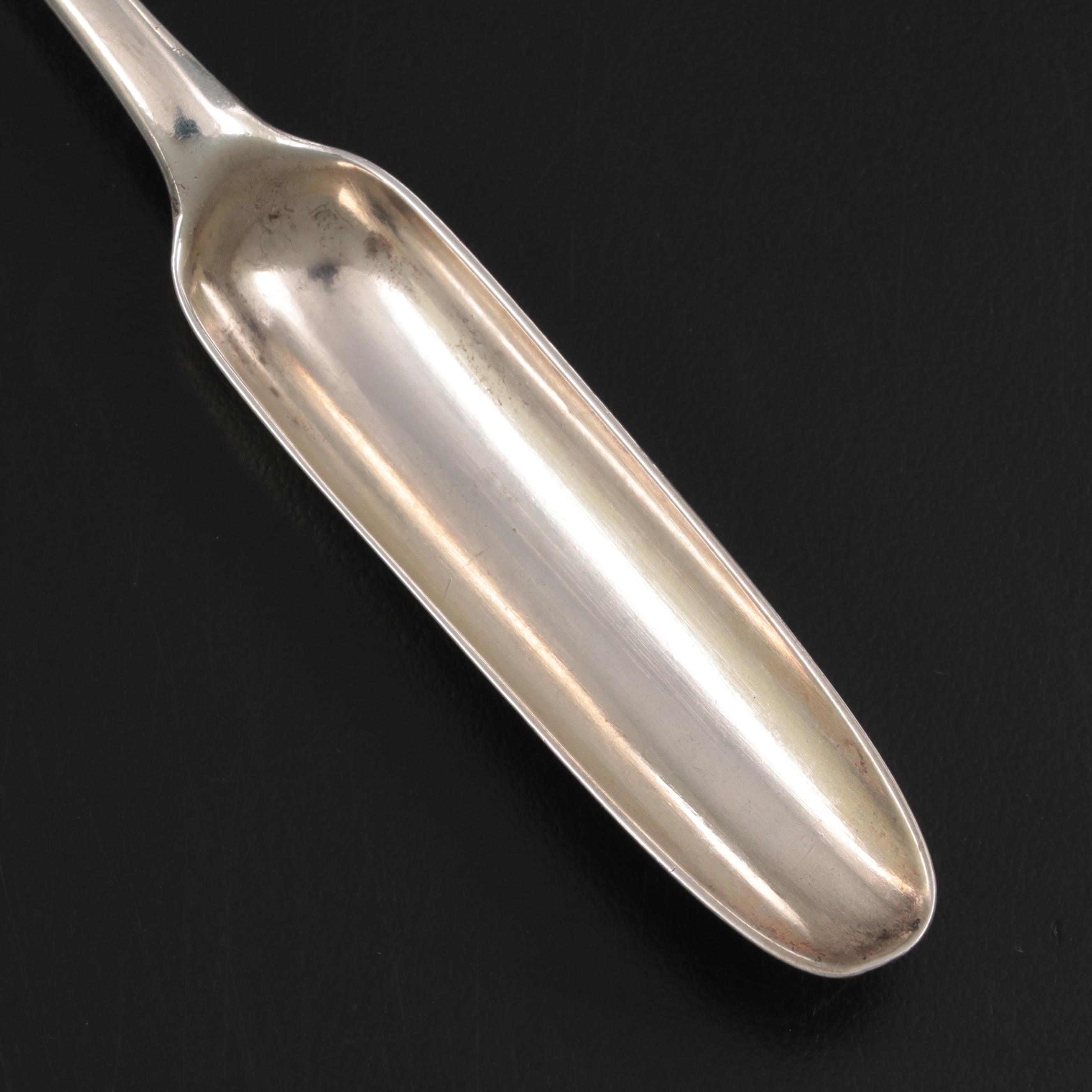 George III Sterling Silver Marrow Spoon, 1773