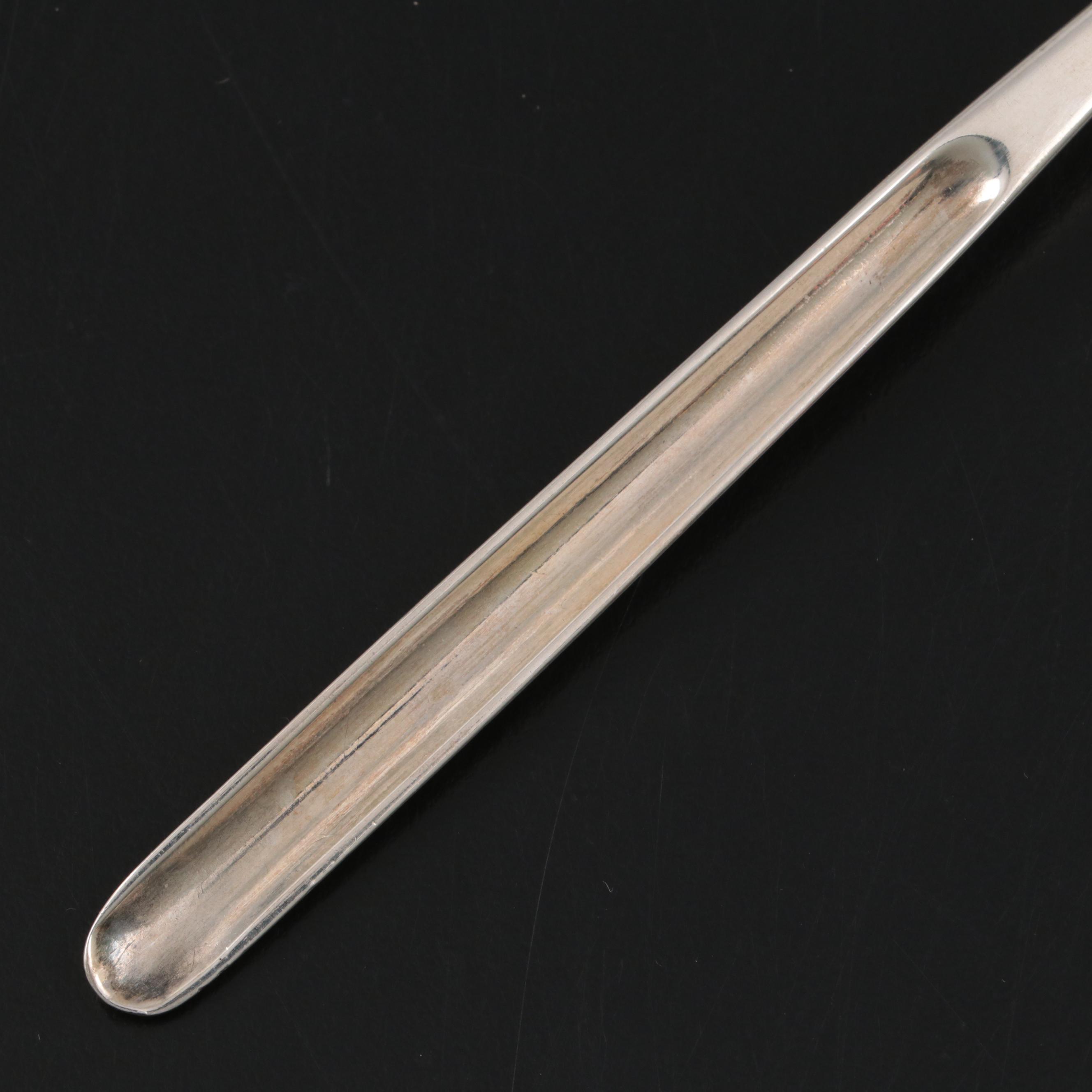 George III Sterling Silver Marrow Spoon, 1773
