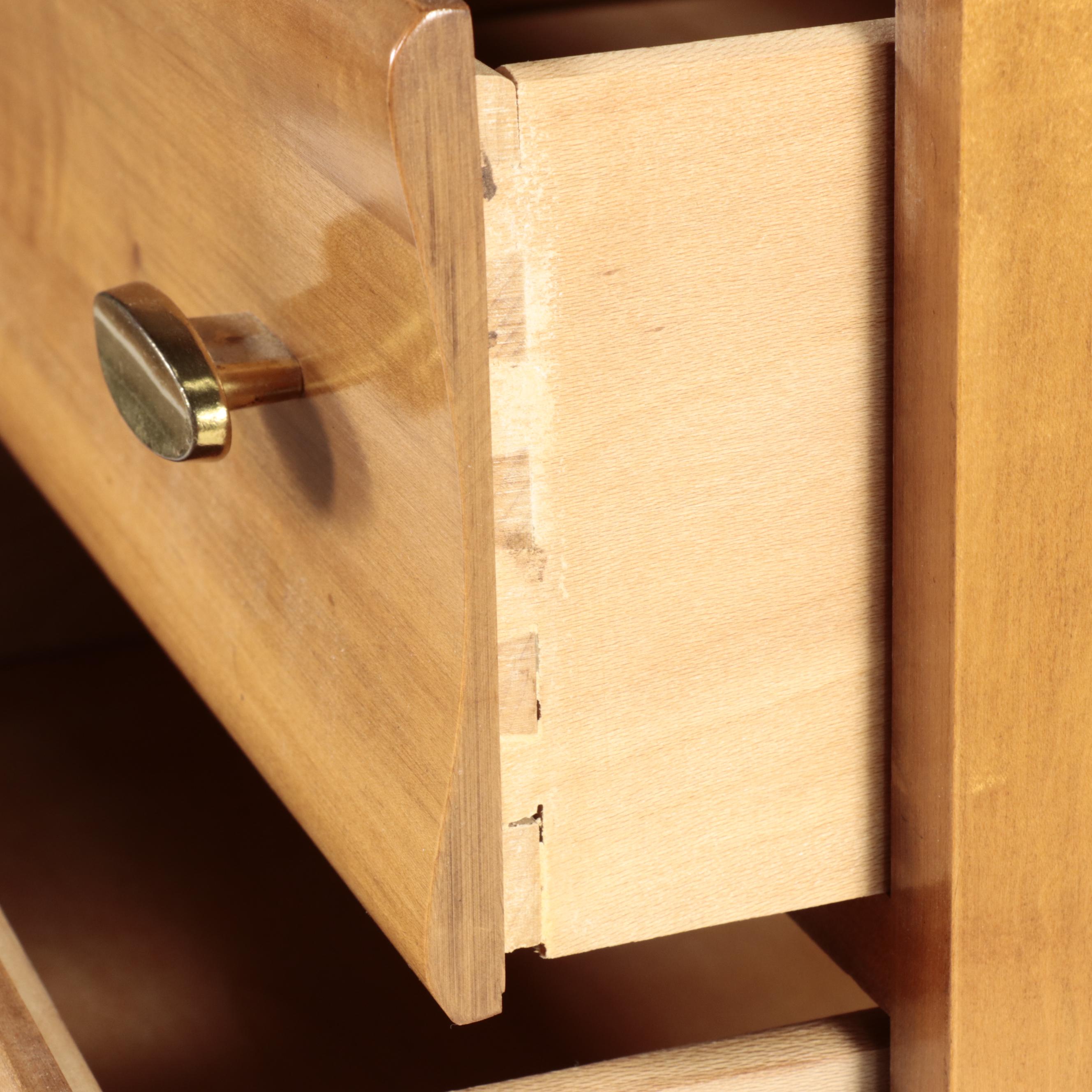 Kling Mid Century Modern Maple Dresser