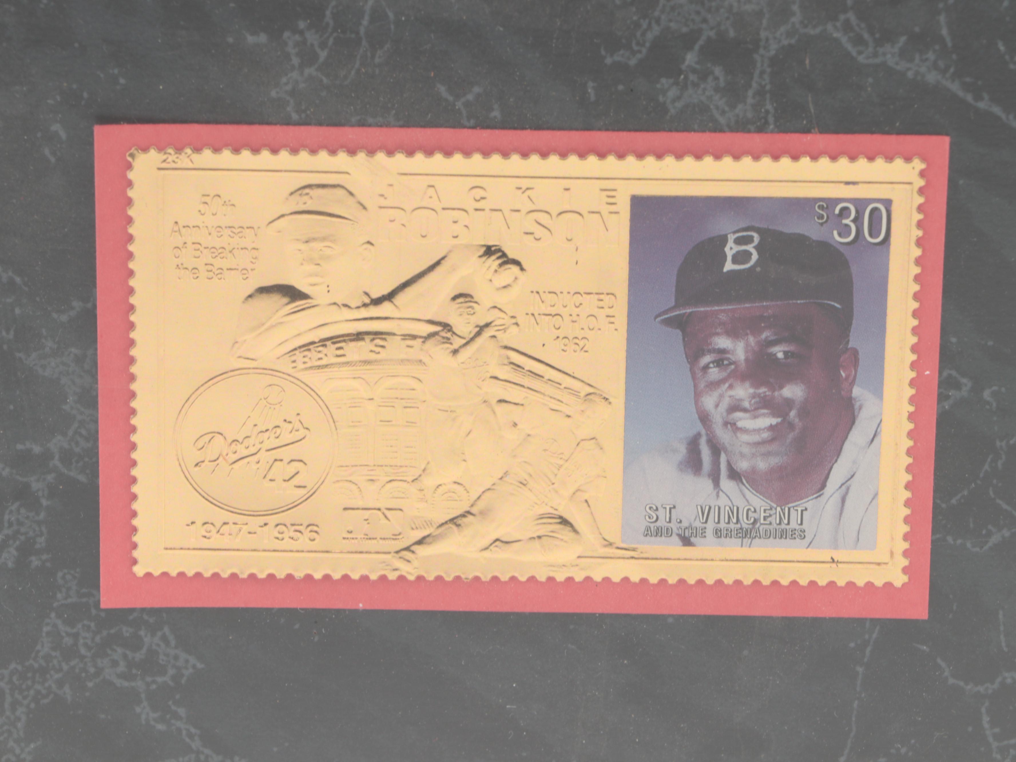 Pete Rose Signed Baseball with Baseball Stamps in Display, and More