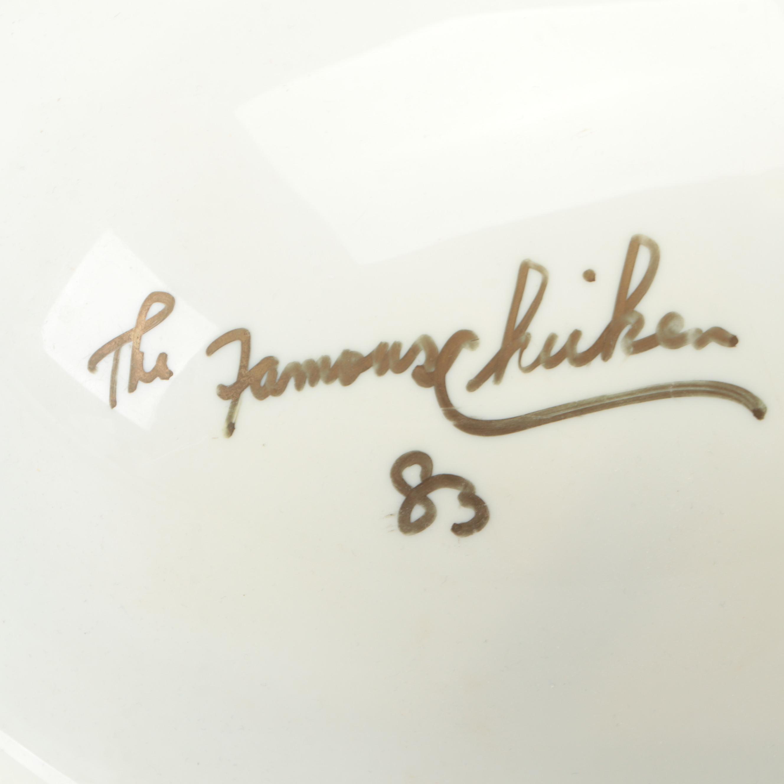 Pete Rose Signed Baseball with Baseball Stamps in Display, and More