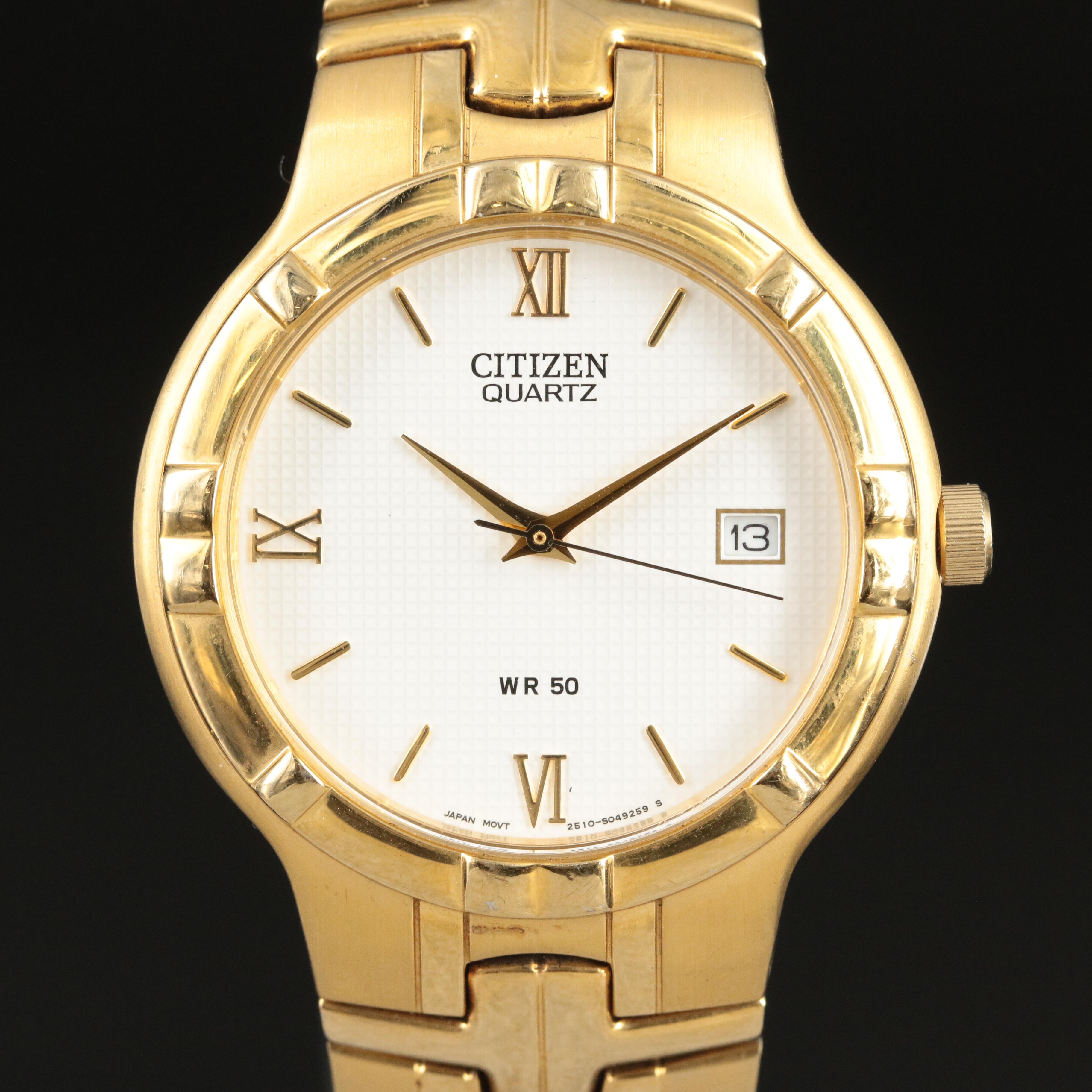 Citizen Gold-Tone Date Watch