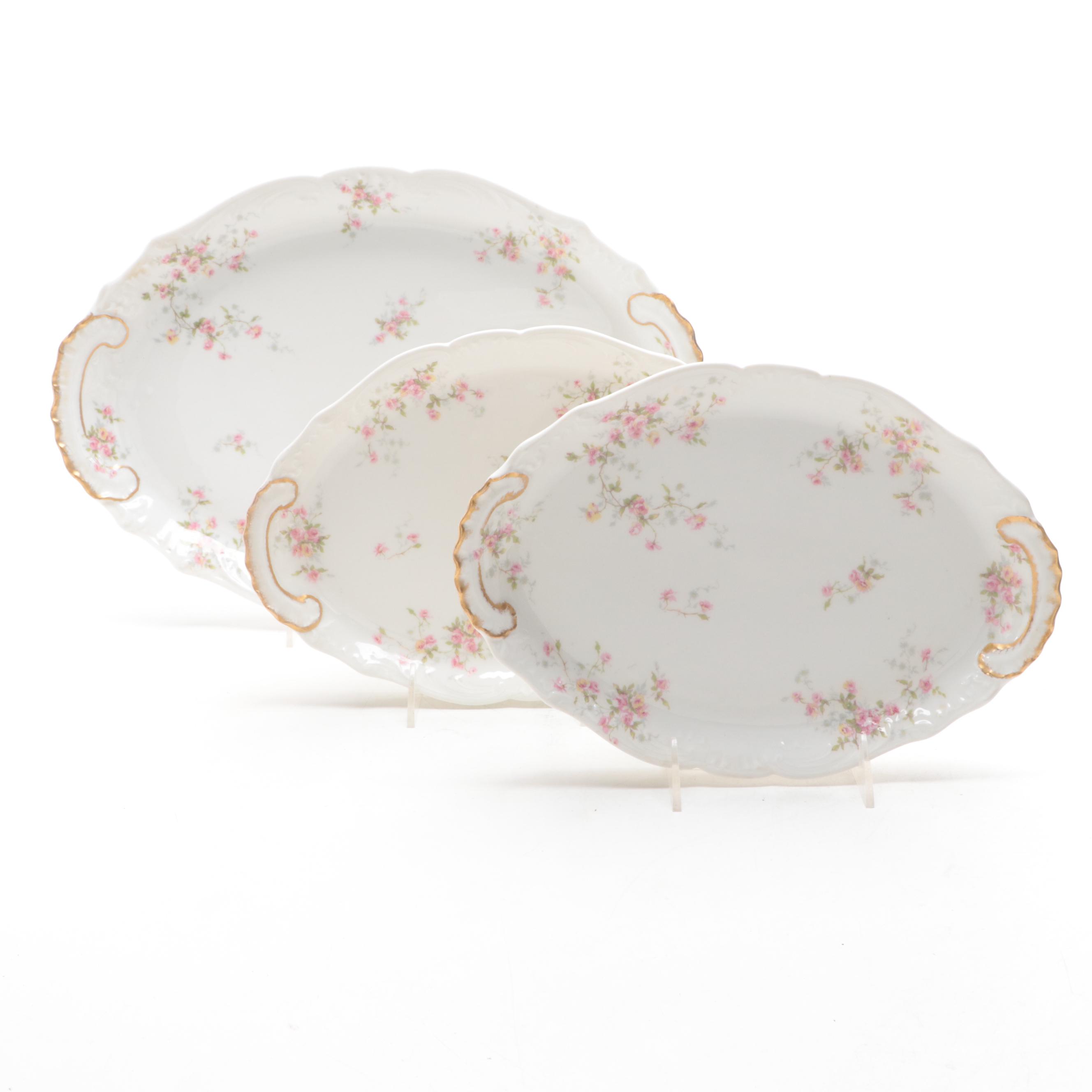 Theodore Haviland Limoges Porcelain Serving Platters, Late 19th/ Early 20th C.