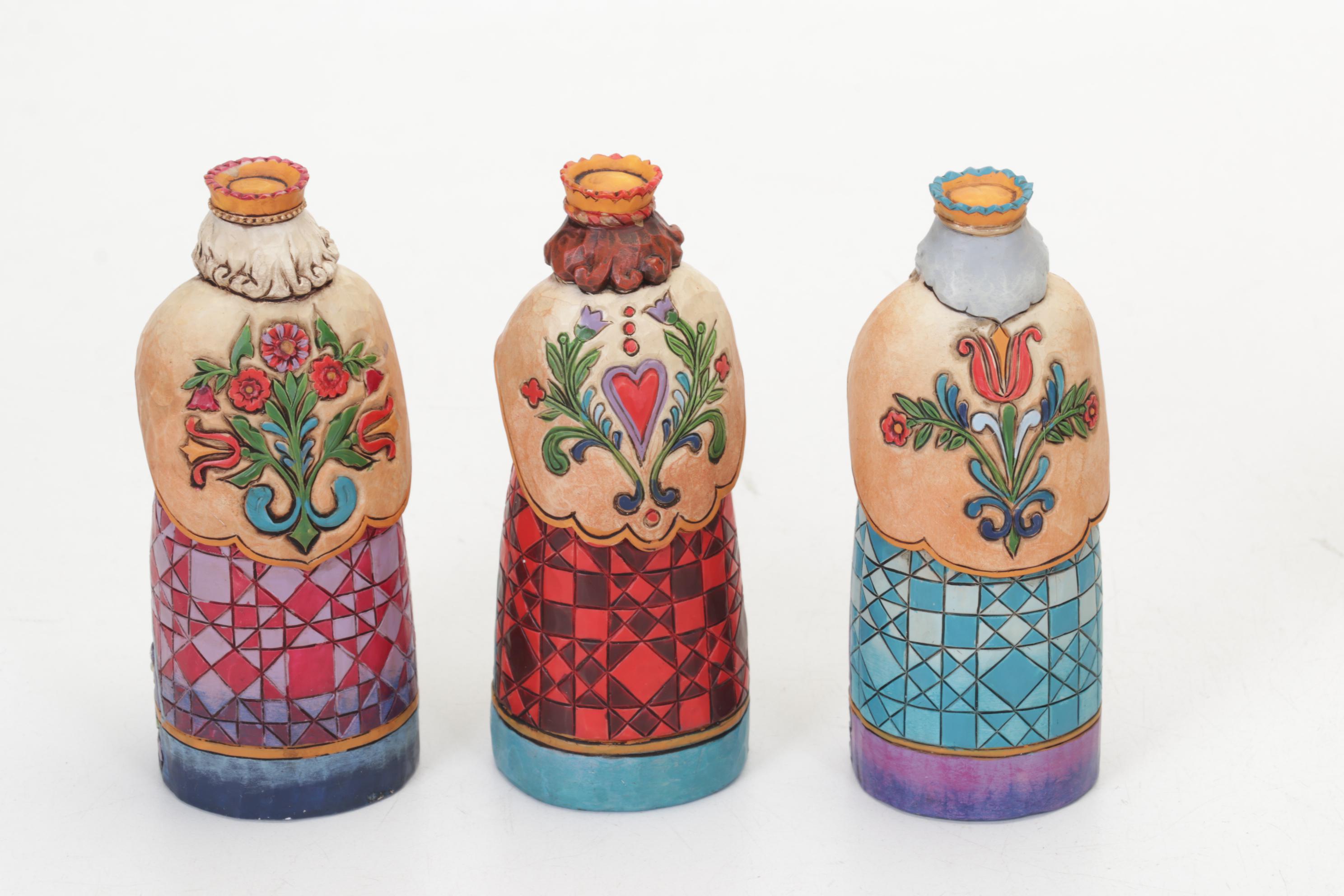 Jim Shore Heartwood Creek Nativity, Tabletop "Holiday Harmony" Angel, 2013-2014