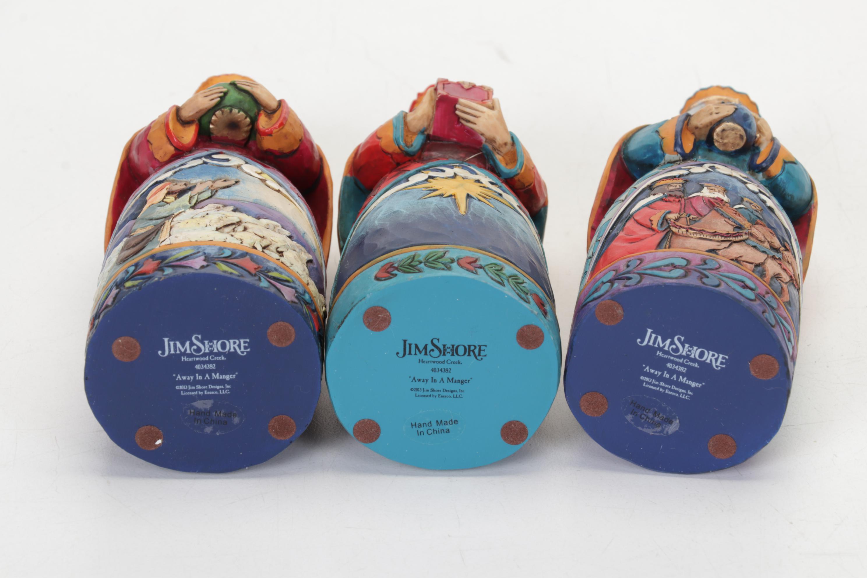 Jim Shore Heartwood Creek Nativity, Tabletop "Holiday Harmony" Angel, 2013-2014