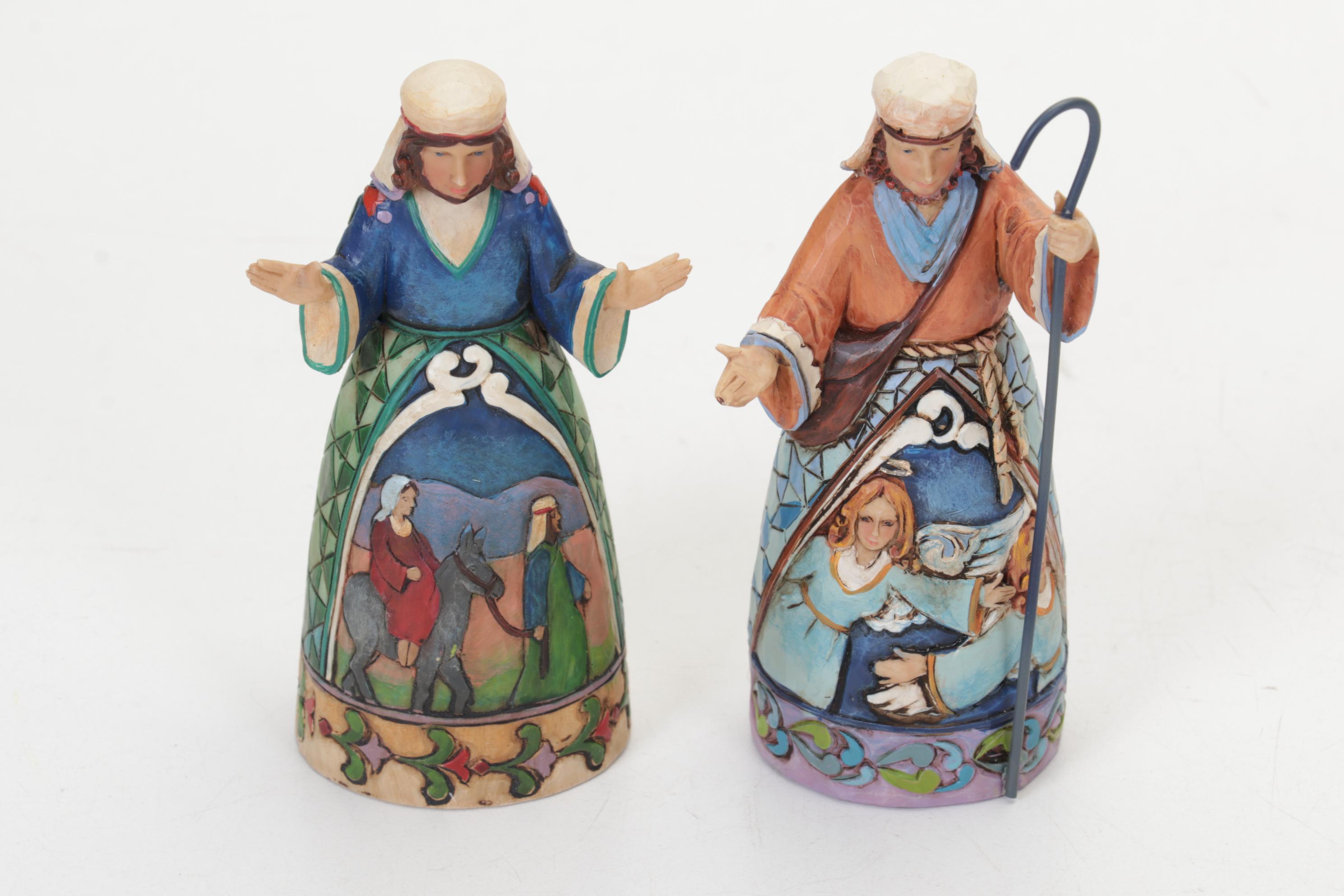 Jim Shore Heartwood Creek Nativity, Tabletop "Holiday Harmony" Angel, 2013-2014