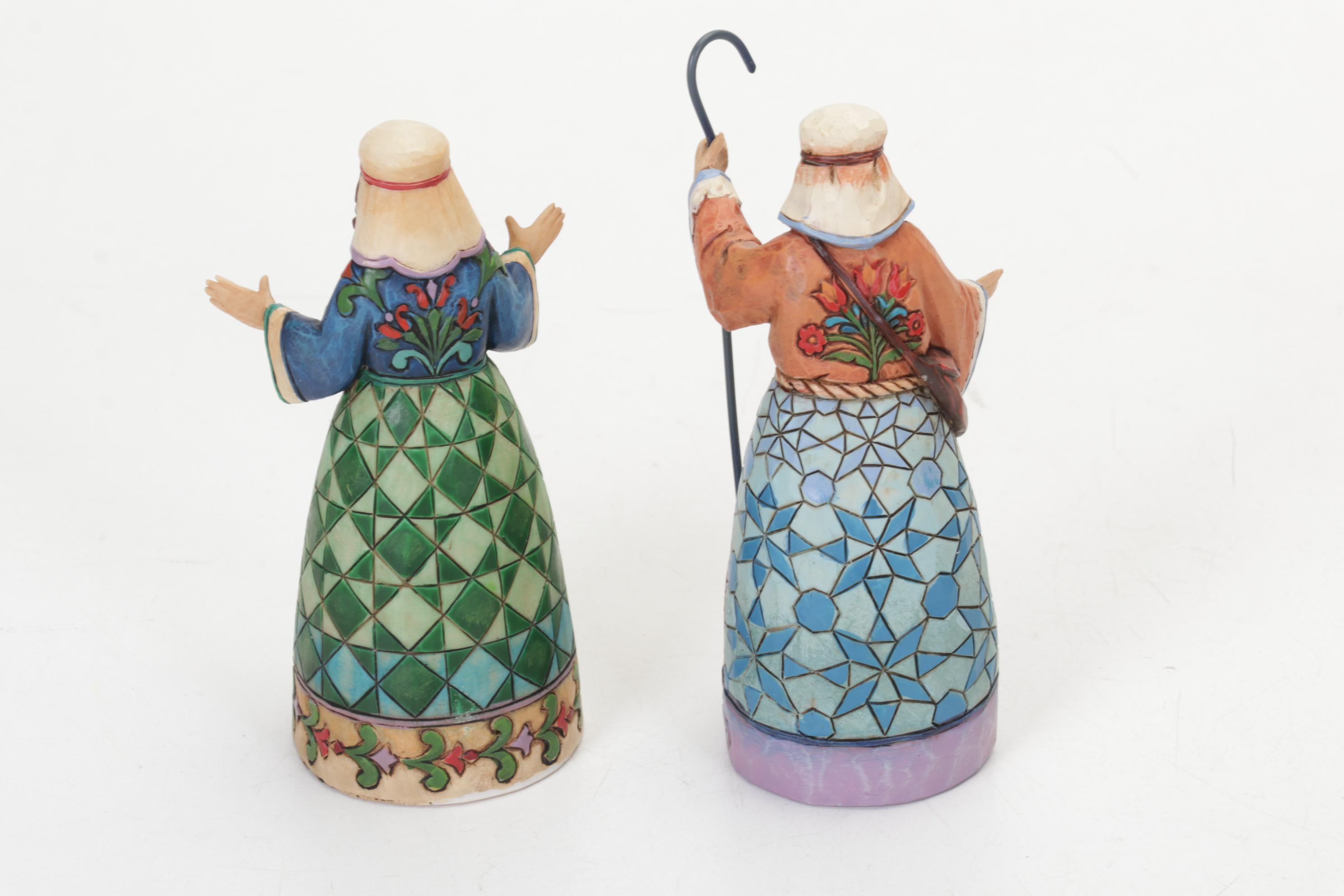 Jim Shore Heartwood Creek Nativity, Tabletop "Holiday Harmony" Angel, 2013-2014