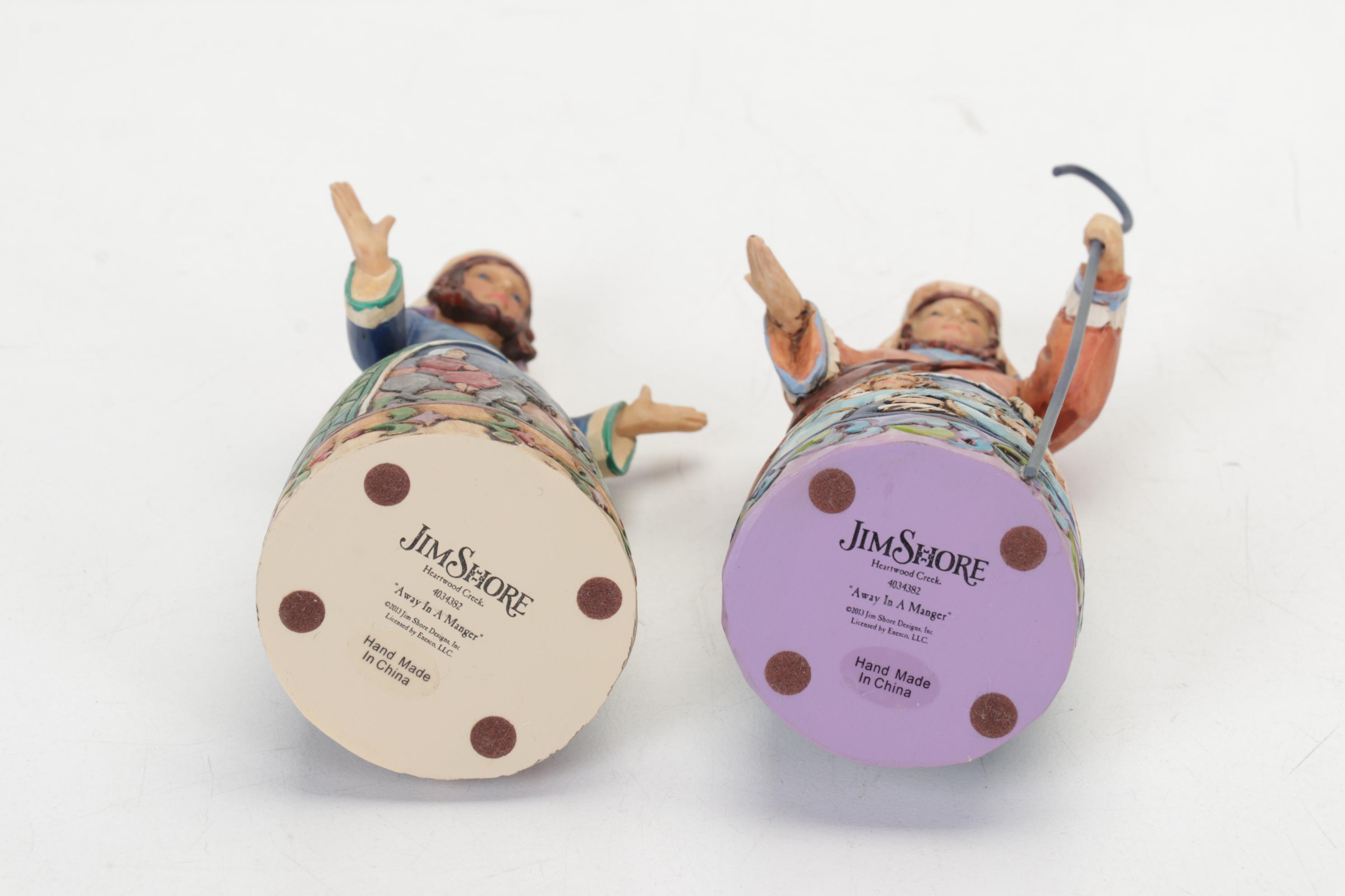 Jim Shore Heartwood Creek Nativity, Tabletop "Holiday Harmony" Angel, 2013-2014