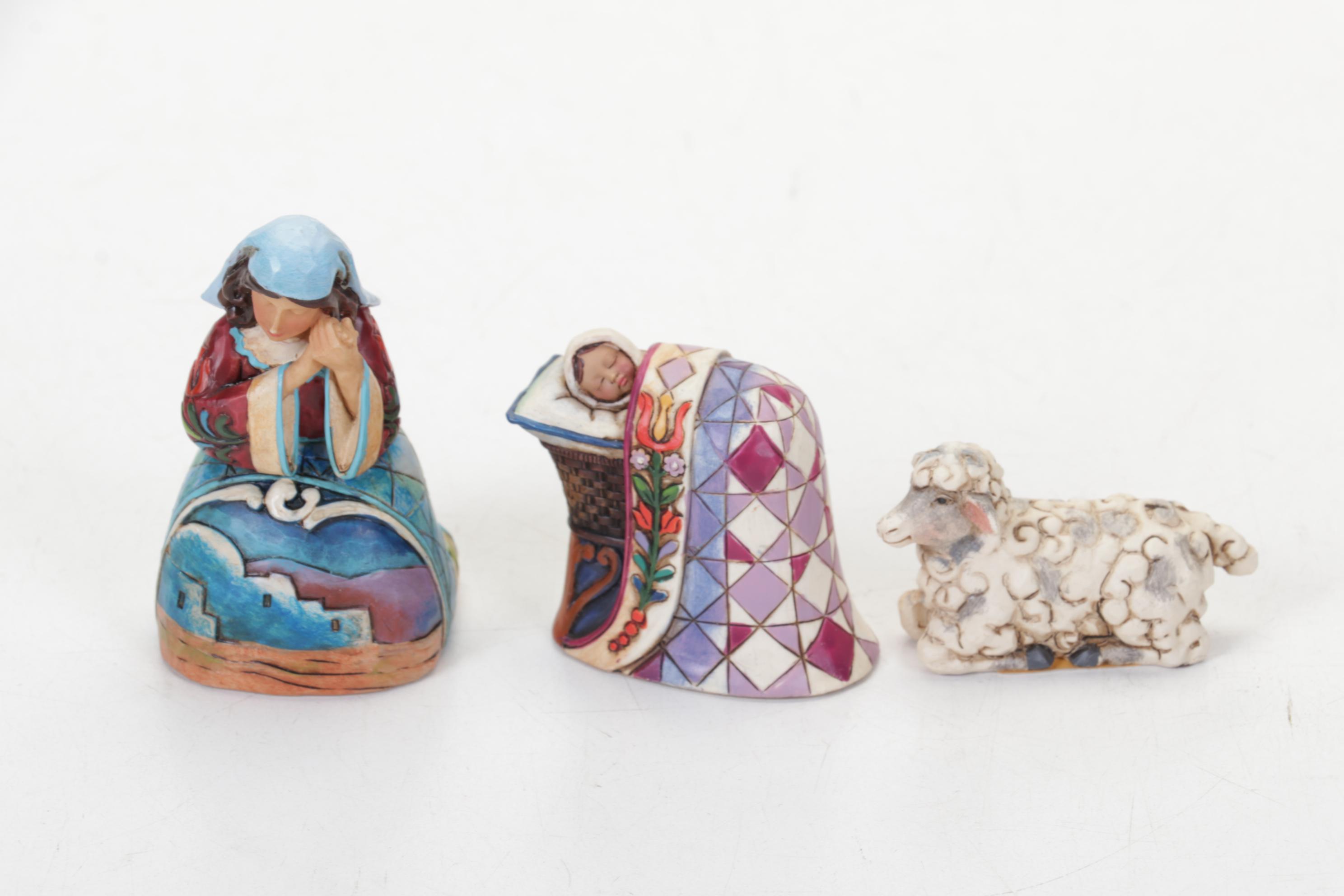 Jim Shore Heartwood Creek Nativity, Tabletop "Holiday Harmony" Angel, 2013-2014