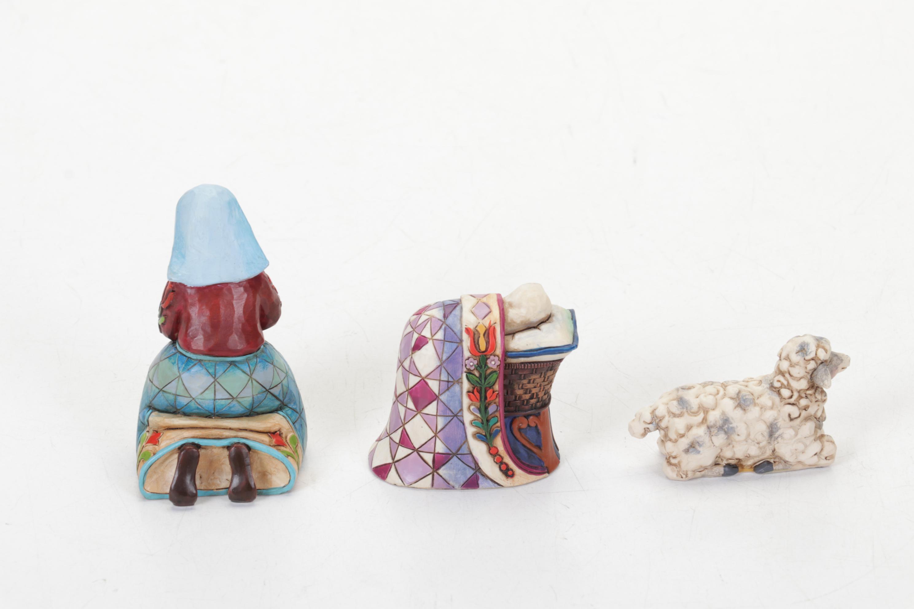 Jim Shore Heartwood Creek Nativity, Tabletop "Holiday Harmony" Angel, 2013-2014