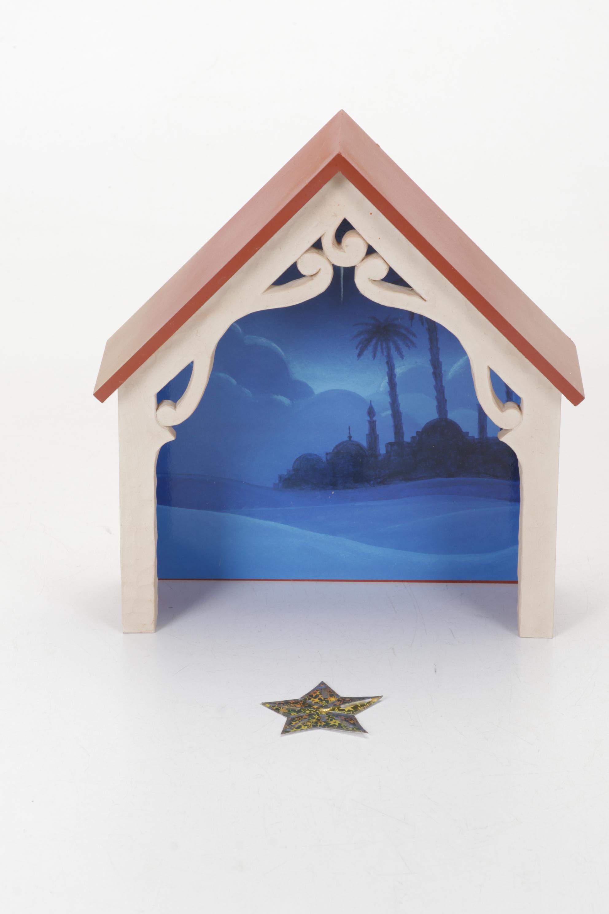 Jim Shore Heartwood Creek Nativity, Tabletop "Holiday Harmony" Angel, 2013-2014