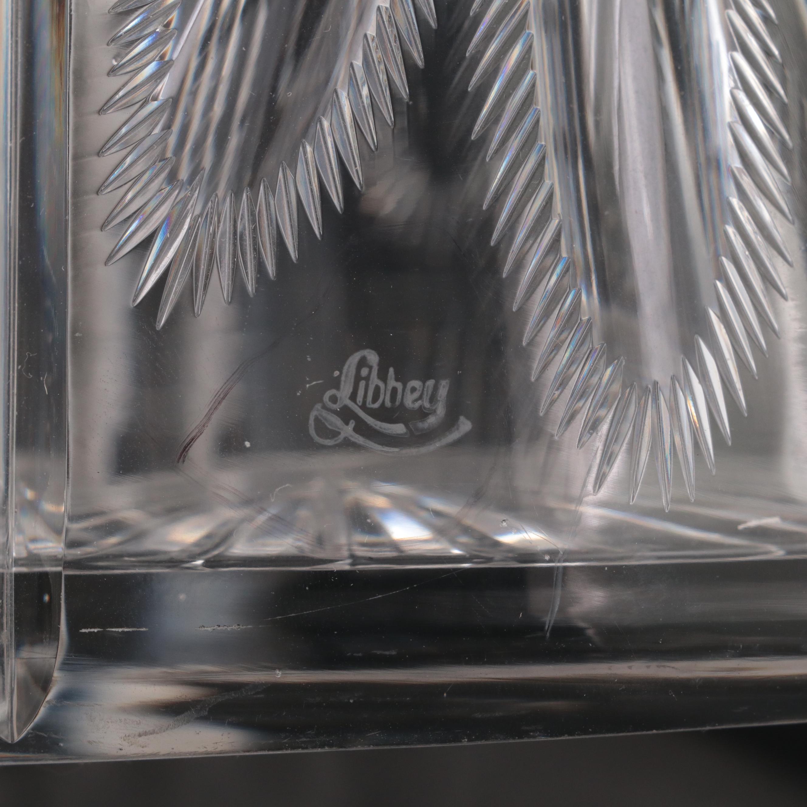Libbey American Brilliant Cut Glass Sleeve Vase, 1896-1906
