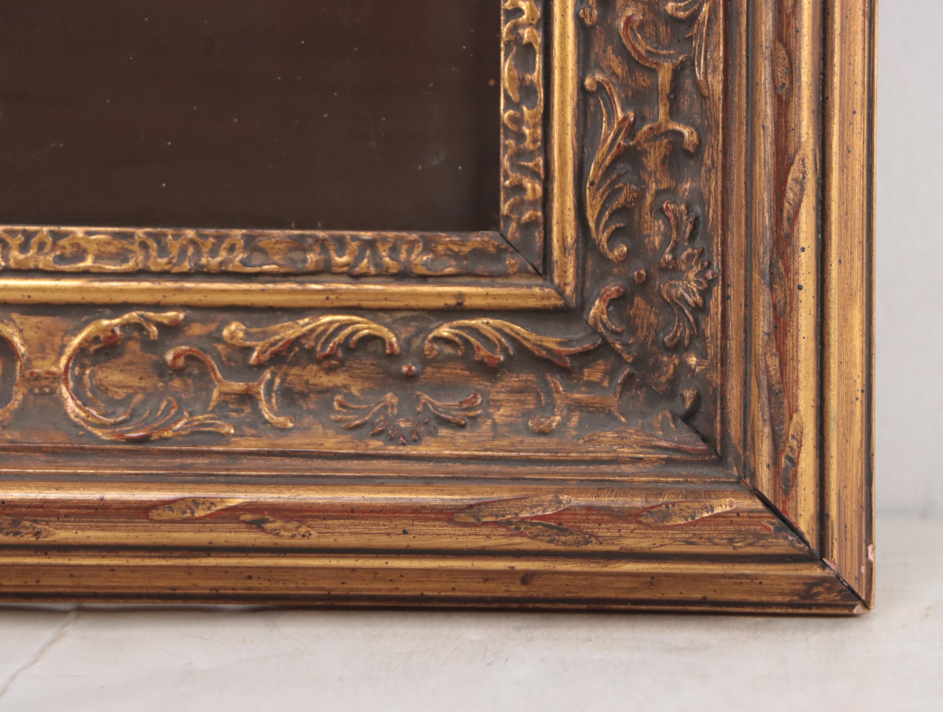 Dutch Genre Oil Painting of Interior Tavern Scene