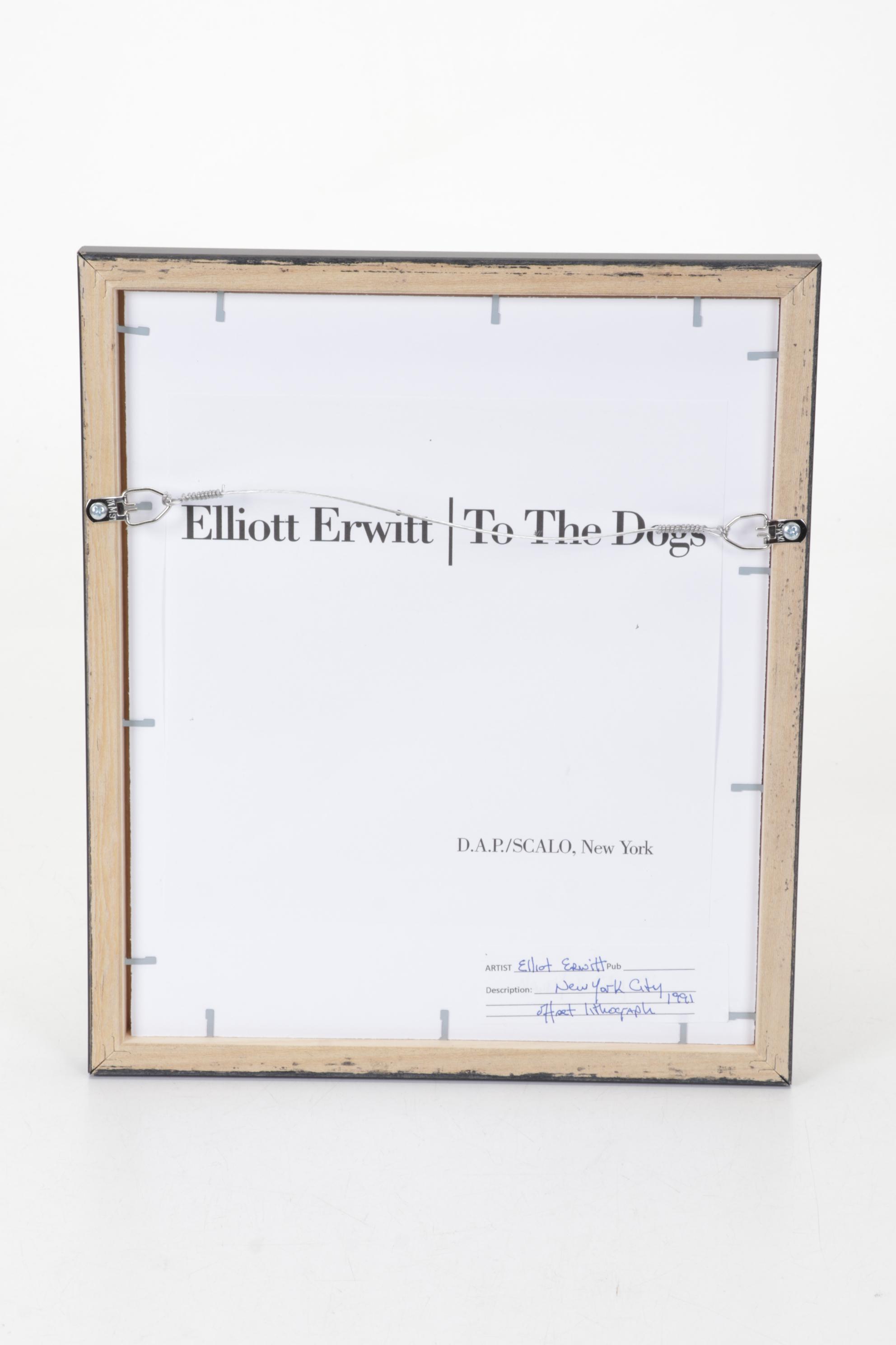 Elliott Erwitt Offset Lithograph From "To the Dogs," Circa 1992