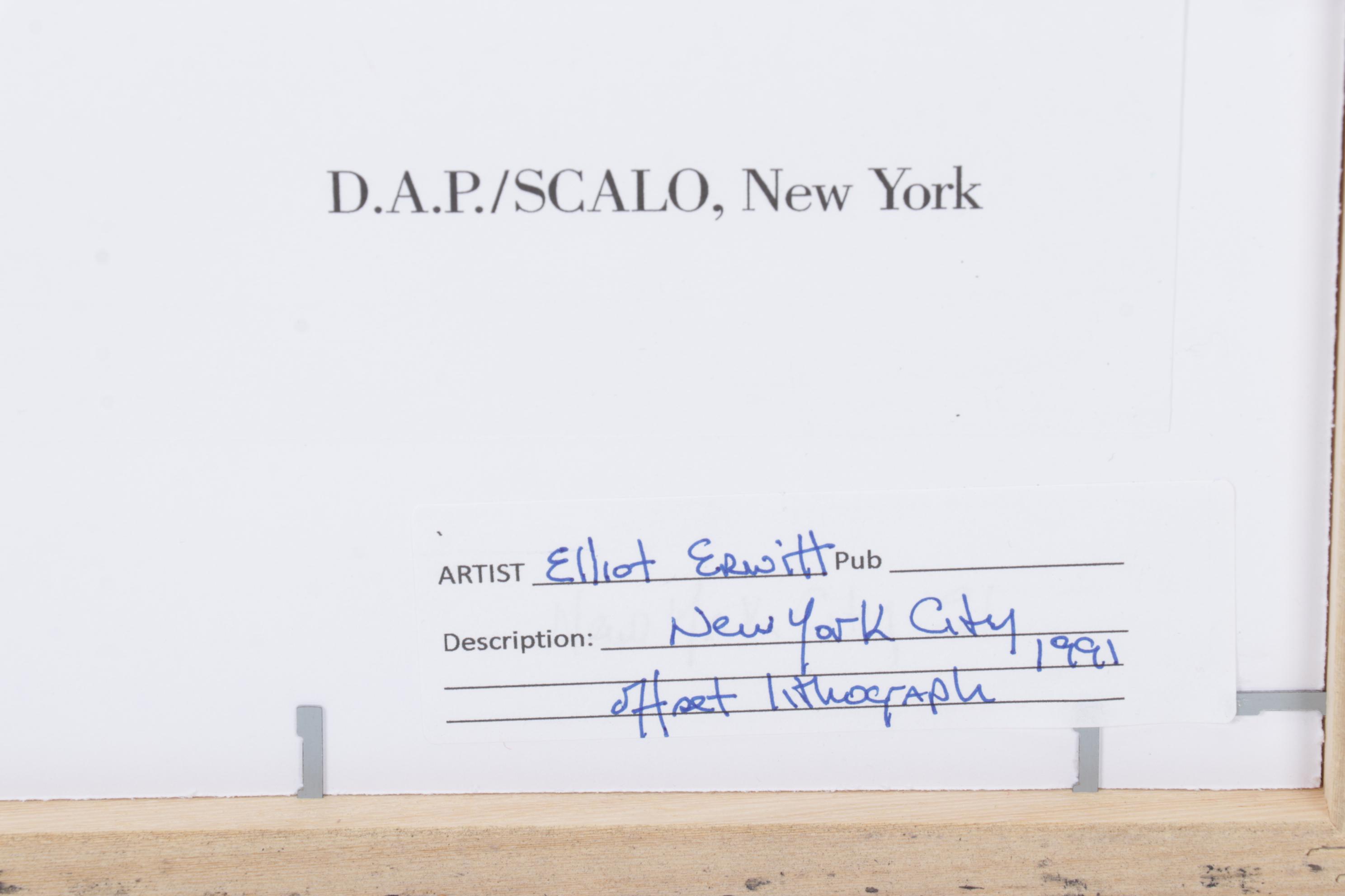 Elliott Erwitt Offset Lithograph From "To the Dogs," Circa 1992