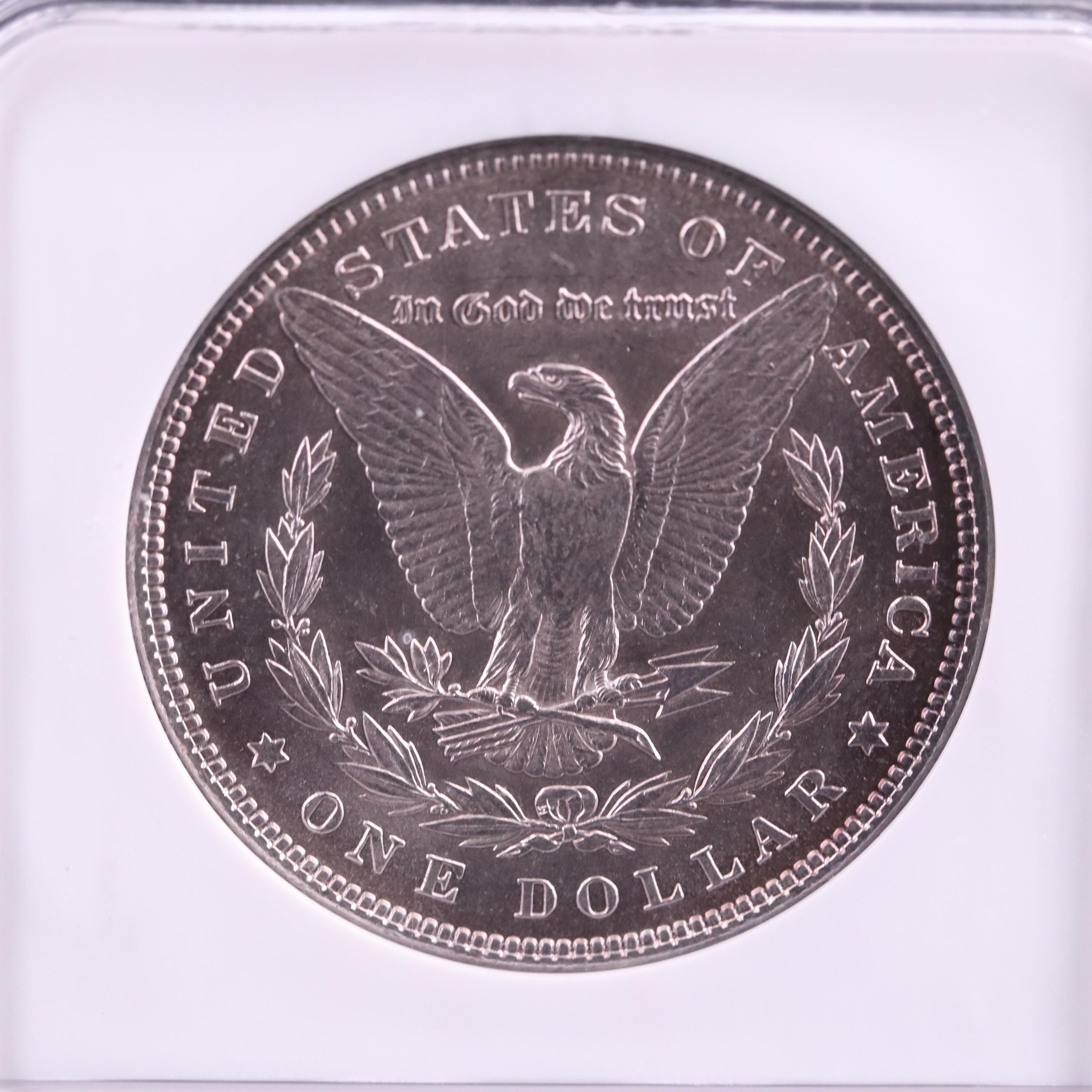 NGC MS62 Vam-2A  "E" Clash 1884 Morgan Silver Dollar