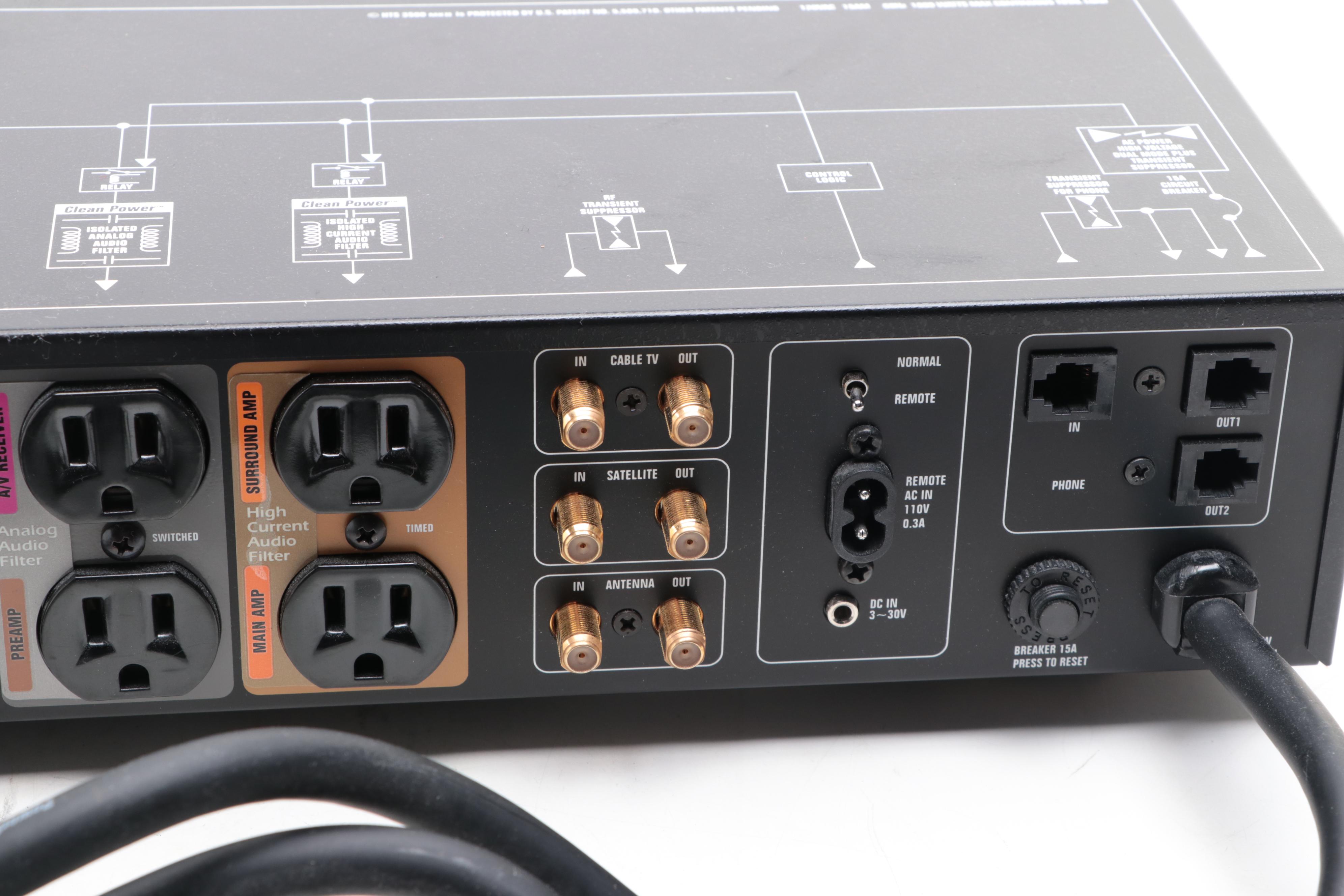 Monster Power Home Theater Surge Protector With Bose Soundbar