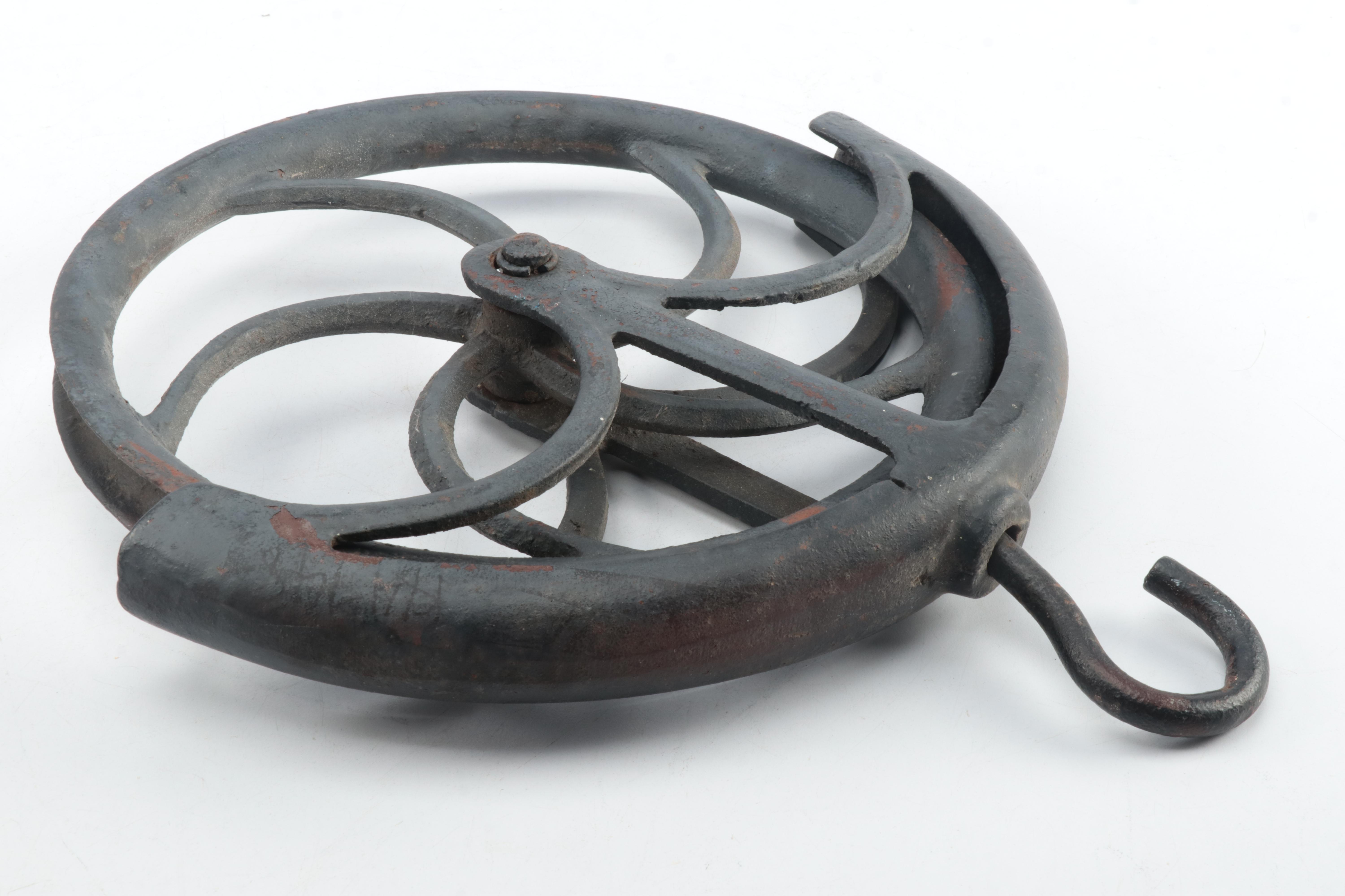 Pulley Wheels with Single Block Tackle Pulley