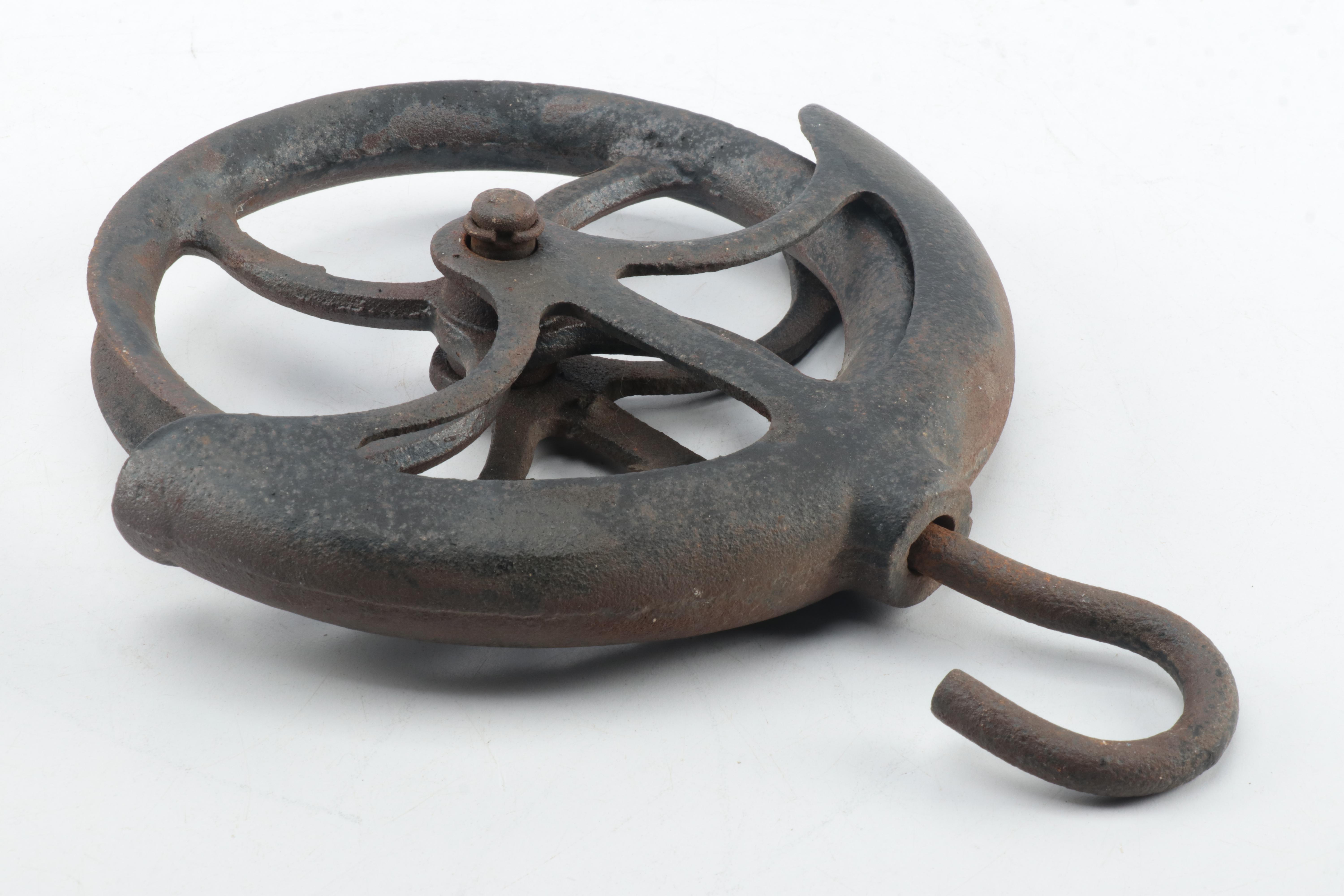 Pulley Wheels with Single Block Tackle Pulley