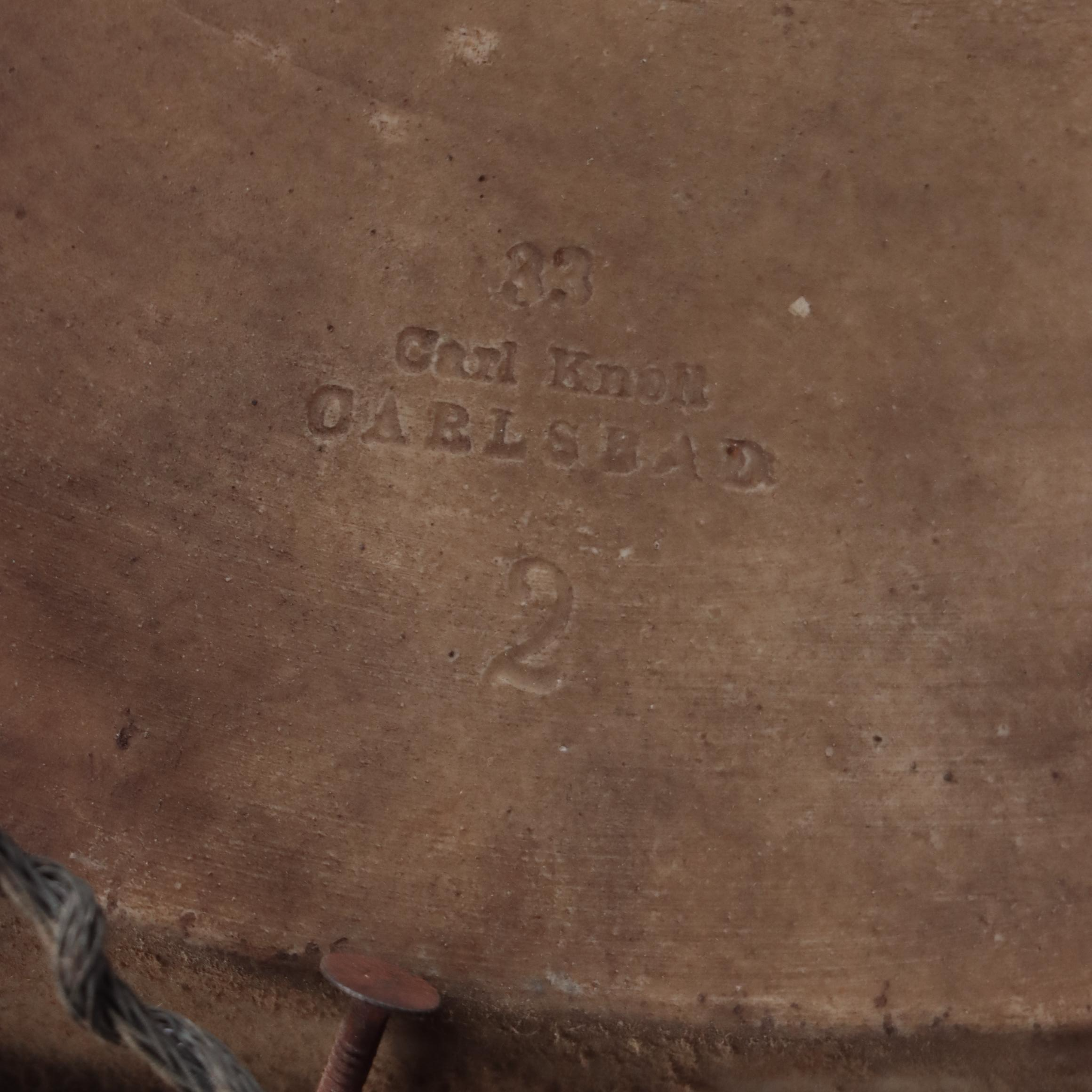 Hand-Painted Portrait Porcelain Plaque of Woman, Circa 1900
