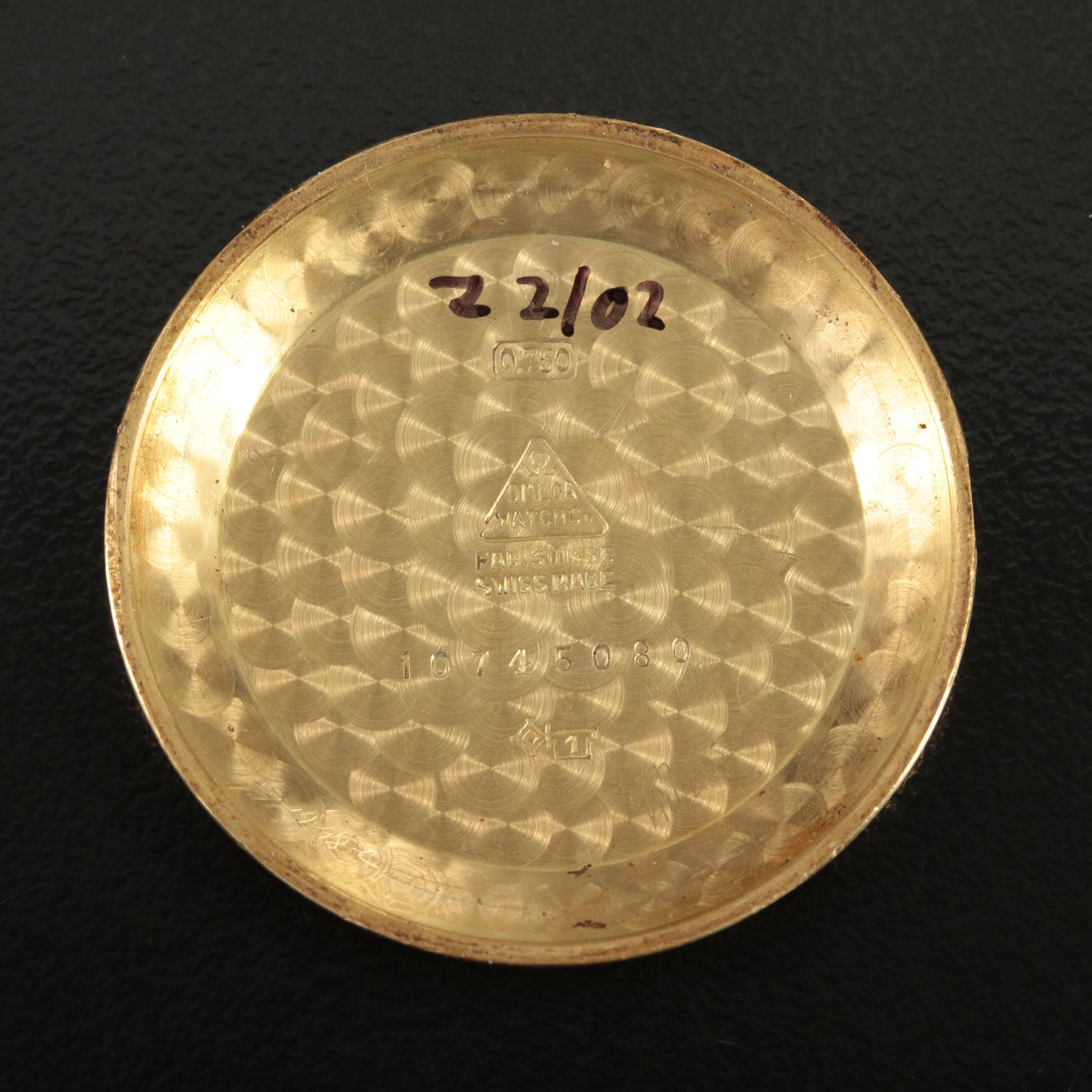 18K Omega Automatic Vintage Watch