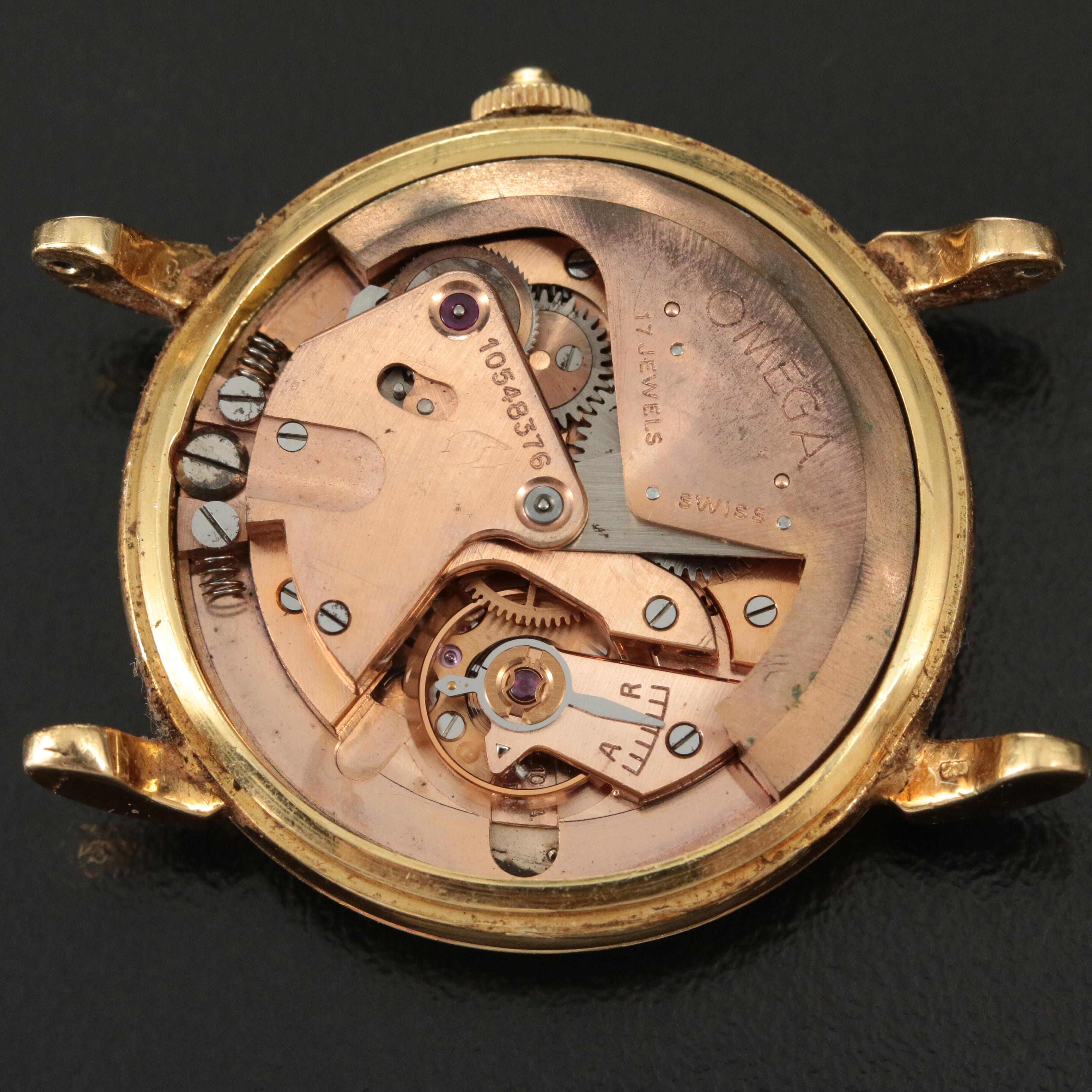 18K Omega Automatic Vintage Watch