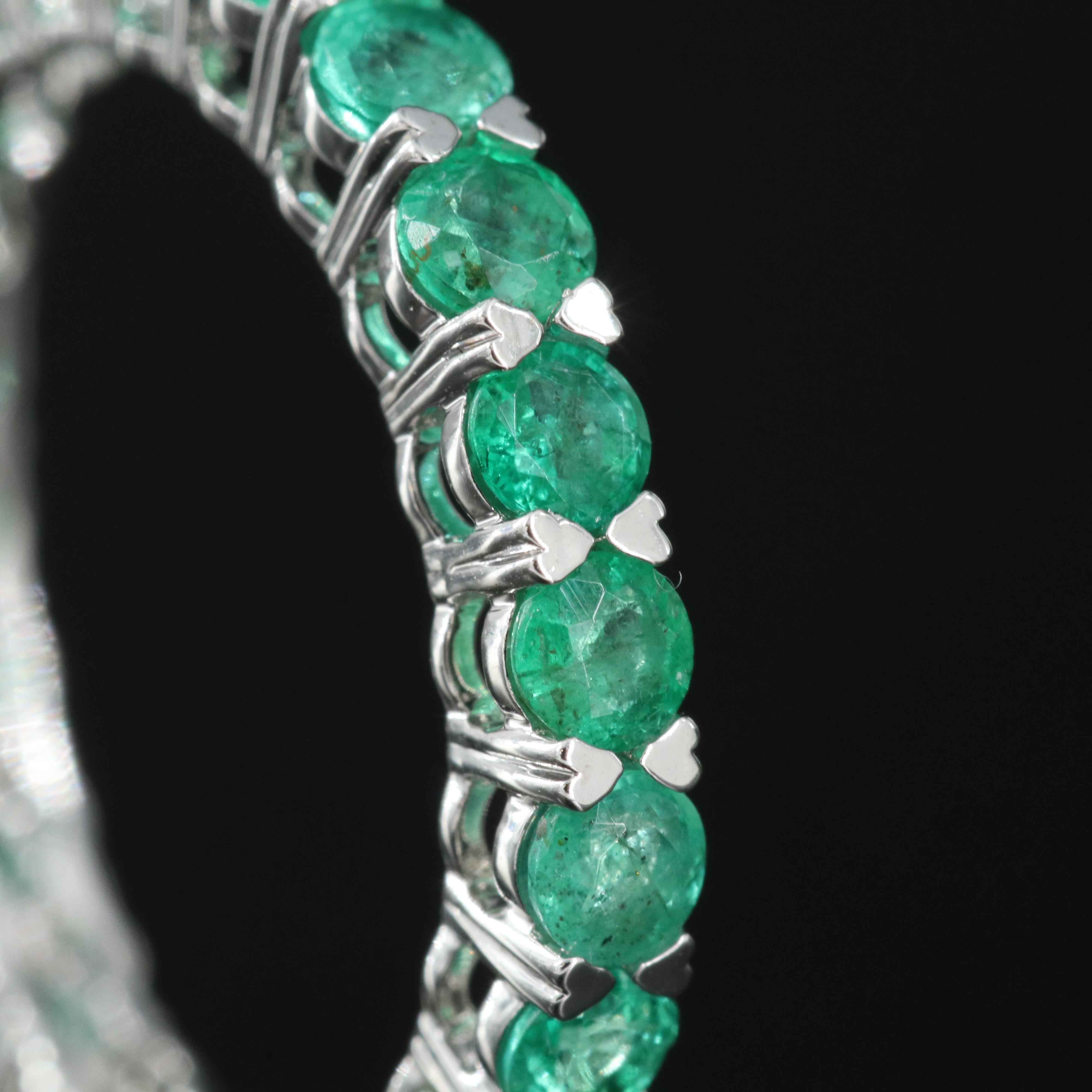 14K 1.82 CTW Emerald Eternity Band