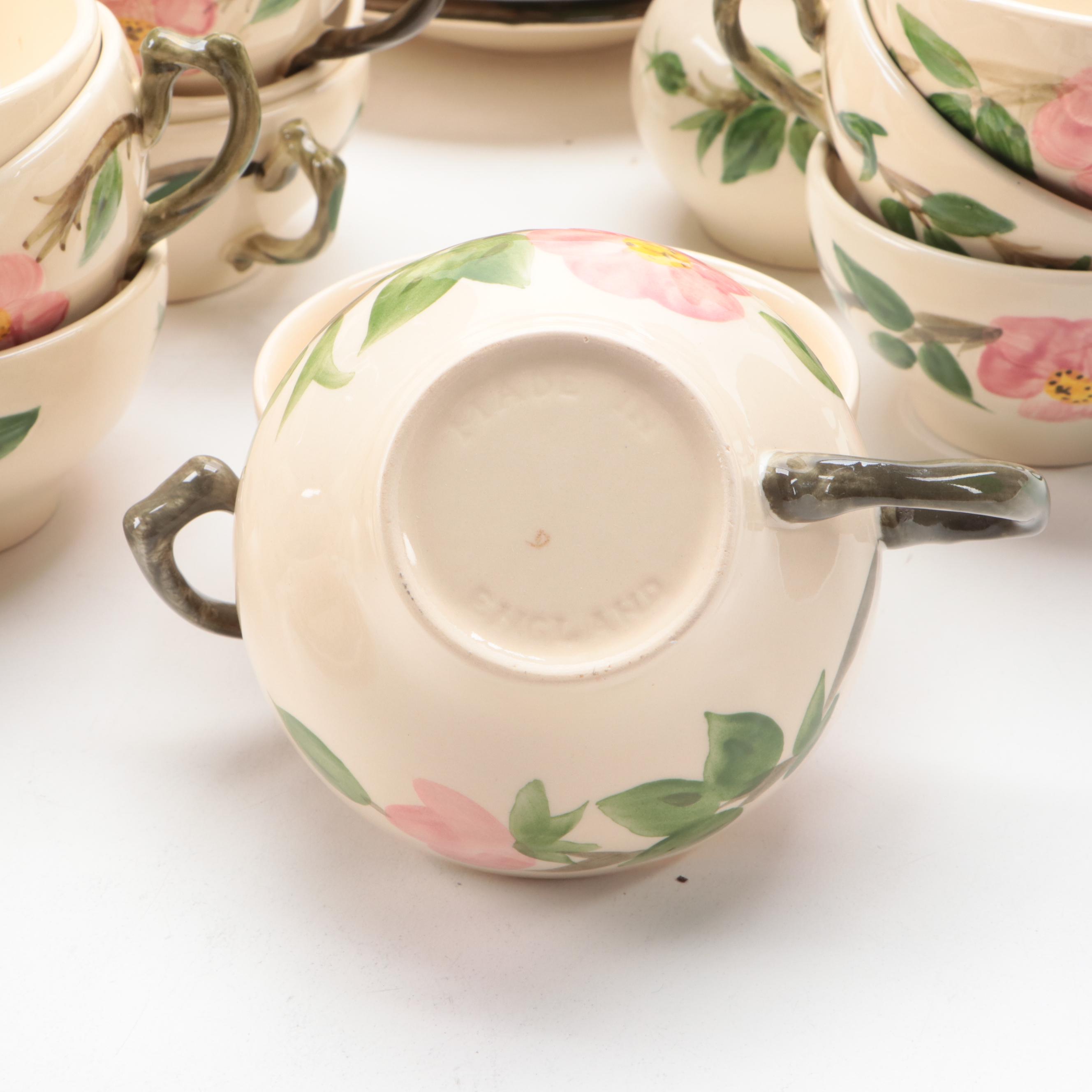 Franciscan "Desert Rose" Dinnerware and Table Accessories, Mid to Late-20th C.