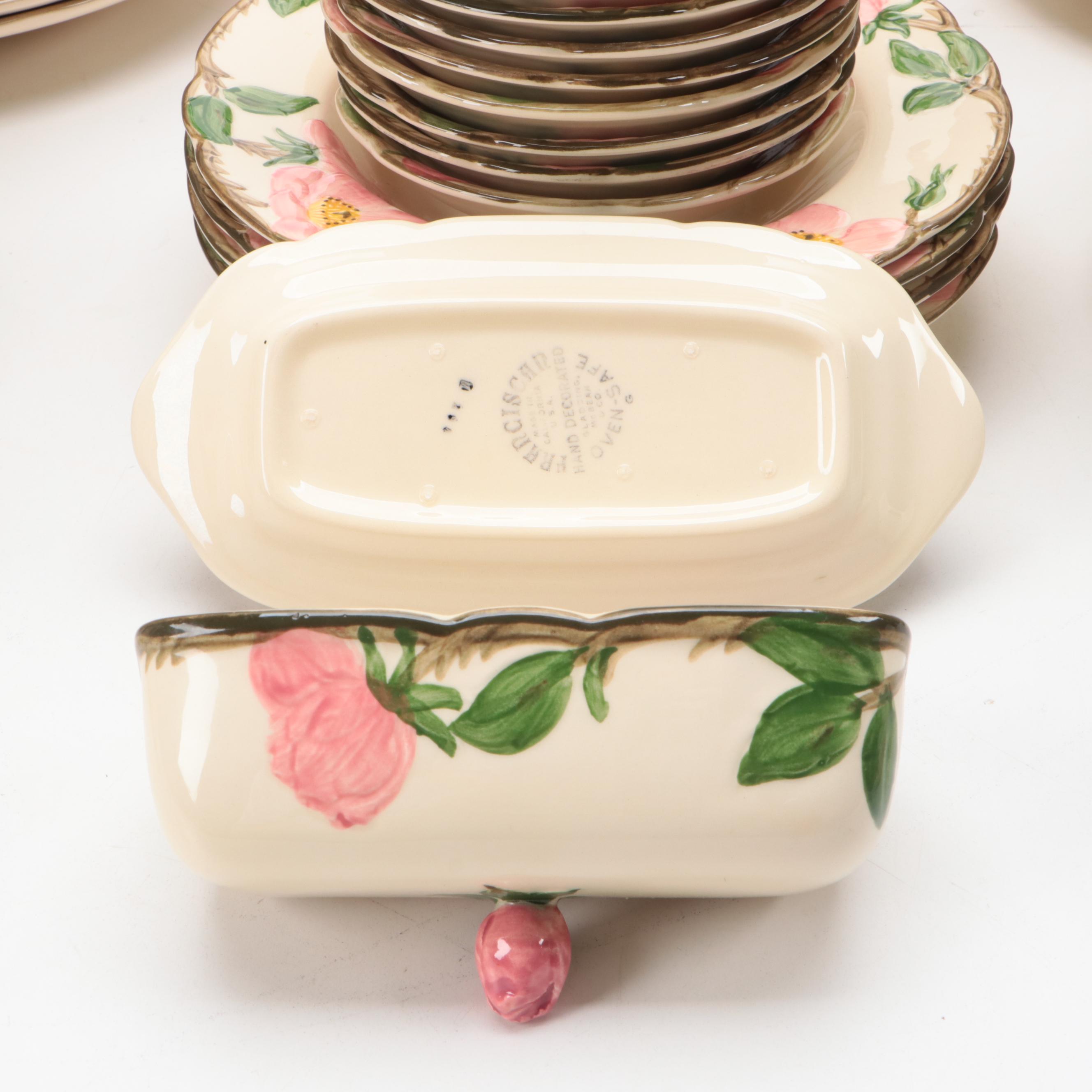Franciscan "Desert Rose" Dinnerware and Table Accessories, Mid to Late-20th C.