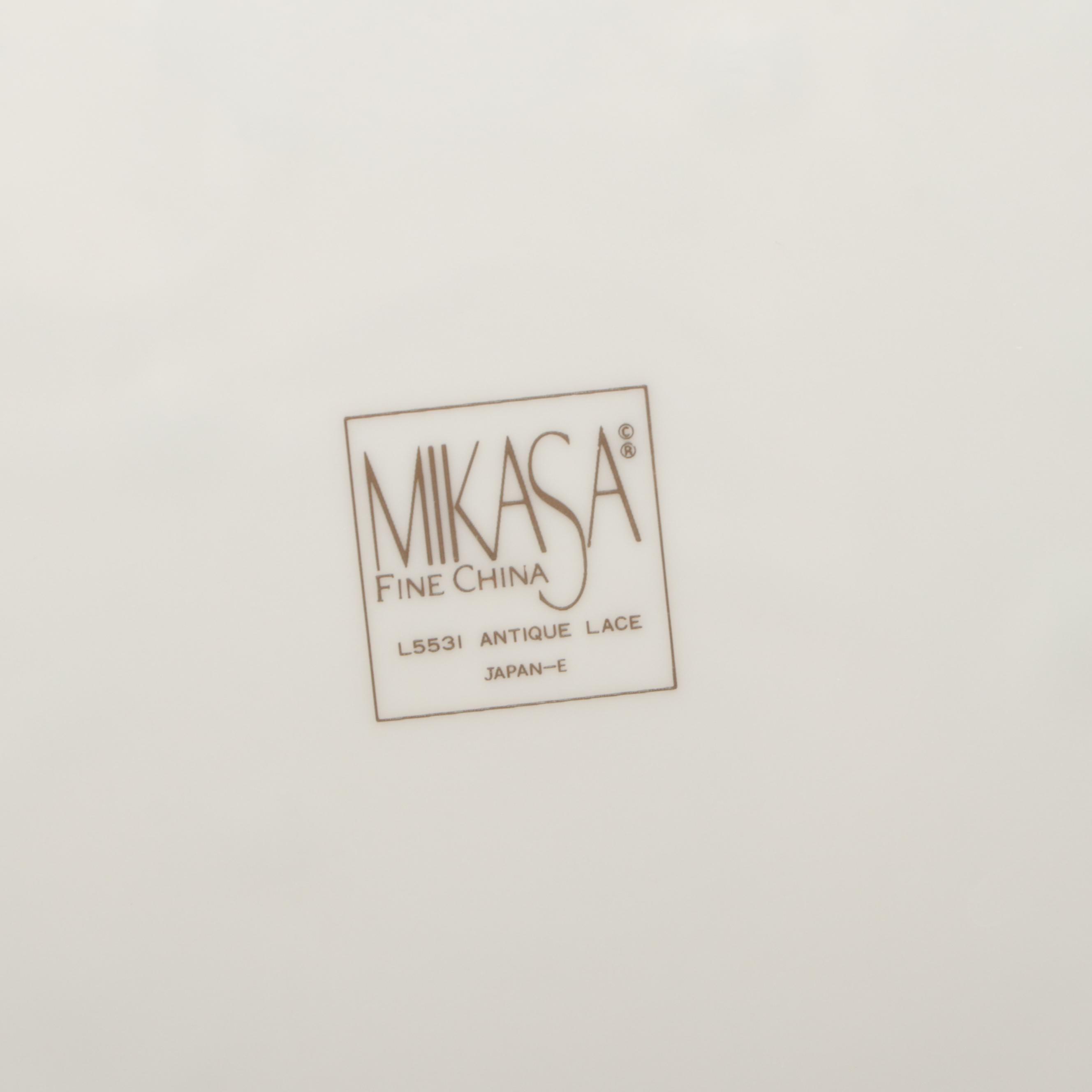 Mikasa Porcelain "Antique Lace" Dinnerware, 1987-2007